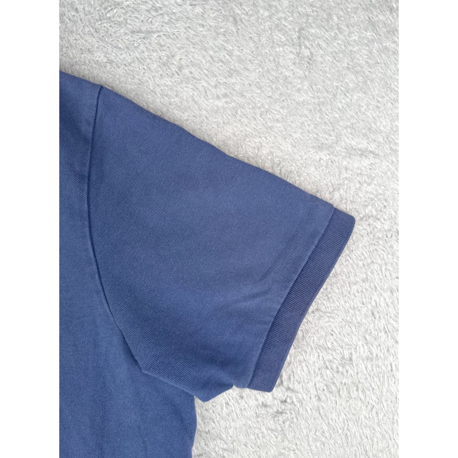 Ralph Lauren VINTAGE Ralph Lauren Polo Shirt Men 2XL Blue Short Sleeve 100% Cotton Slim Logo Embroidered Size US XXL / EU 58 / 5 - 2 Thumbnail