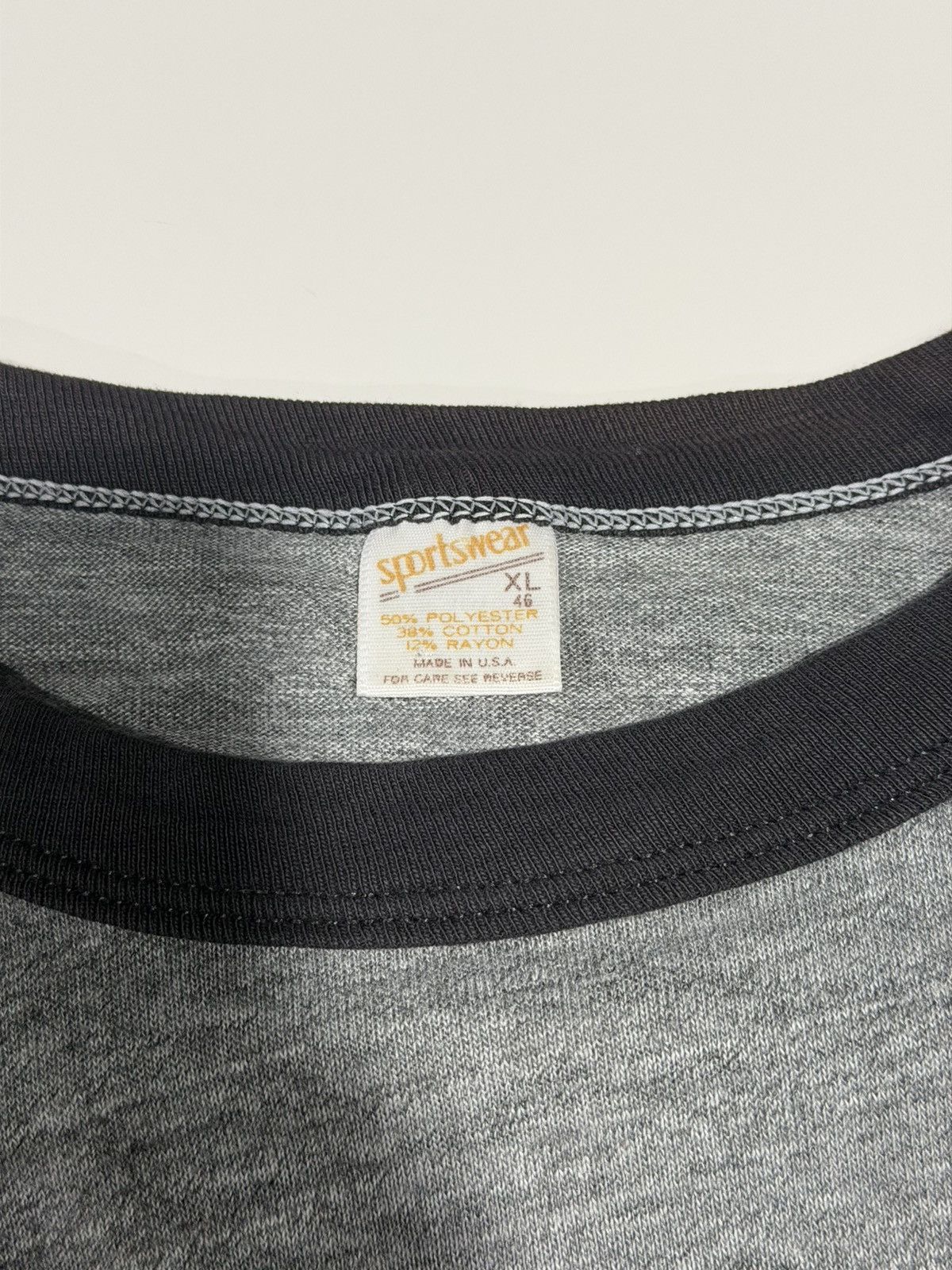 Vintage 1980s Vintage Gun Rare Single Stitch Grunge Ringer Tee XL Size US XL / EU 56 / 4 - 7 Thumbnail