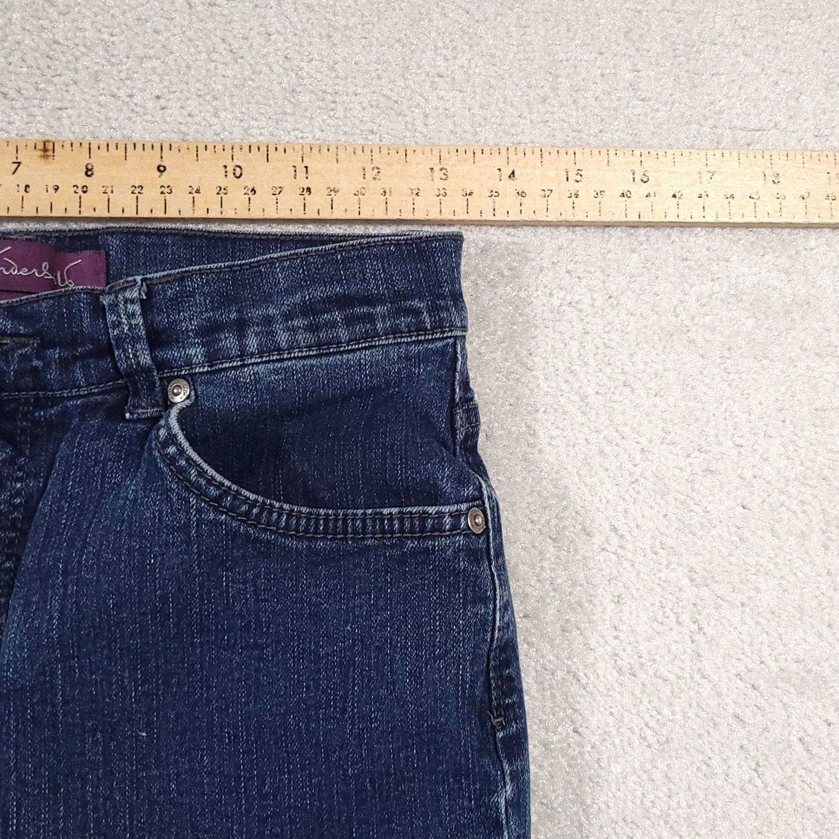 Gloria Vanderbilt Gloria Vanderbilt Jeans Women's 4 Blue Mid-Rise Straight Leg Stretch Demim Jeans? Size 27" / US 4 / IT 40 - 6 Thumbnail