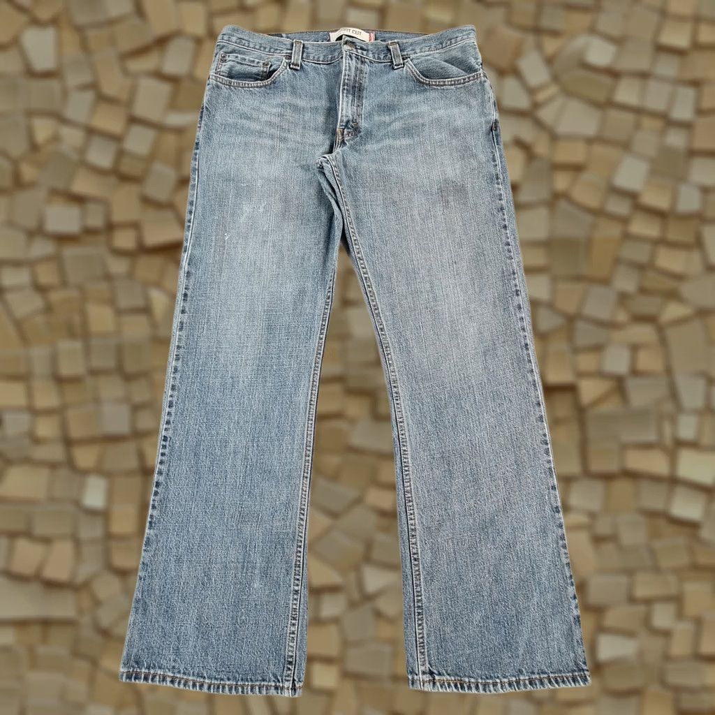 Levi's Levis 527 Jeans Mens W36 L32 Blue Bootcut Zip Fly Denim Regular Fit 5-Pocket City Retro Modern Classic USA Jeans Mens Size US 36 / EU 52 - 1 Thumbnail
