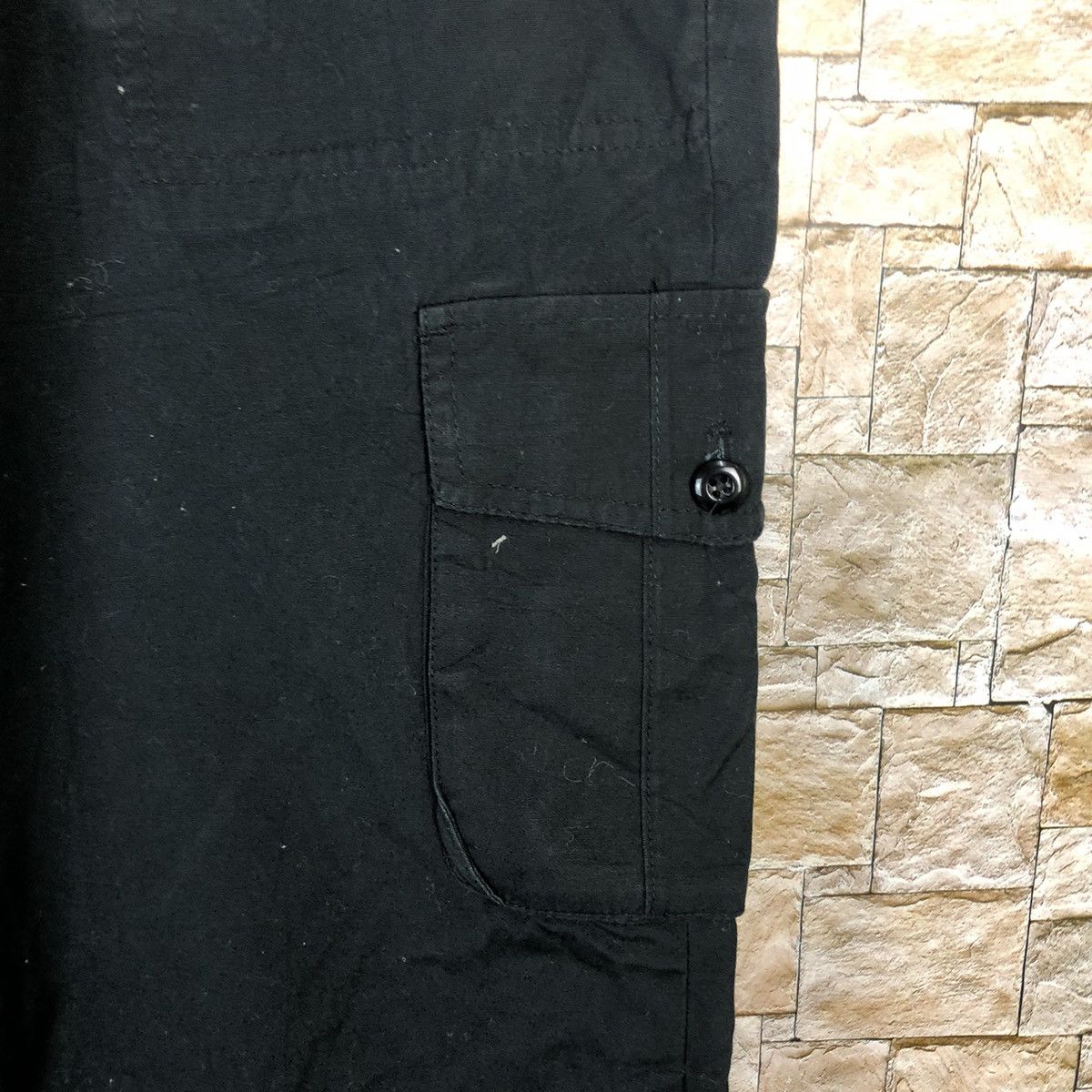 Japanese Brand Smile Land Dark Blue Cropped Pants #A317 Size US 36 / EU 52 - 10 Thumbnail