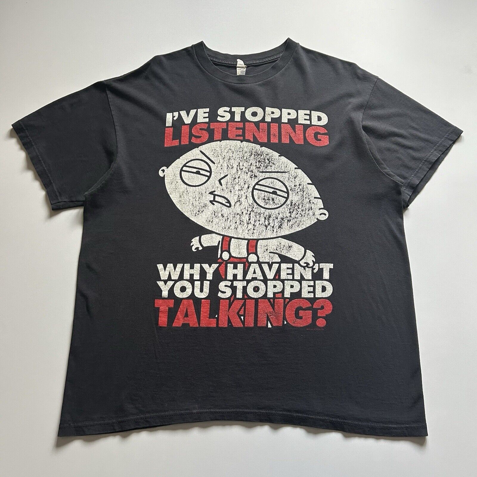 Cartoon Network × Streetwear × Vintage Sick Vintage Family Guy Stewie  Scarface T-Shirt | Grailed, image size:1600x1600