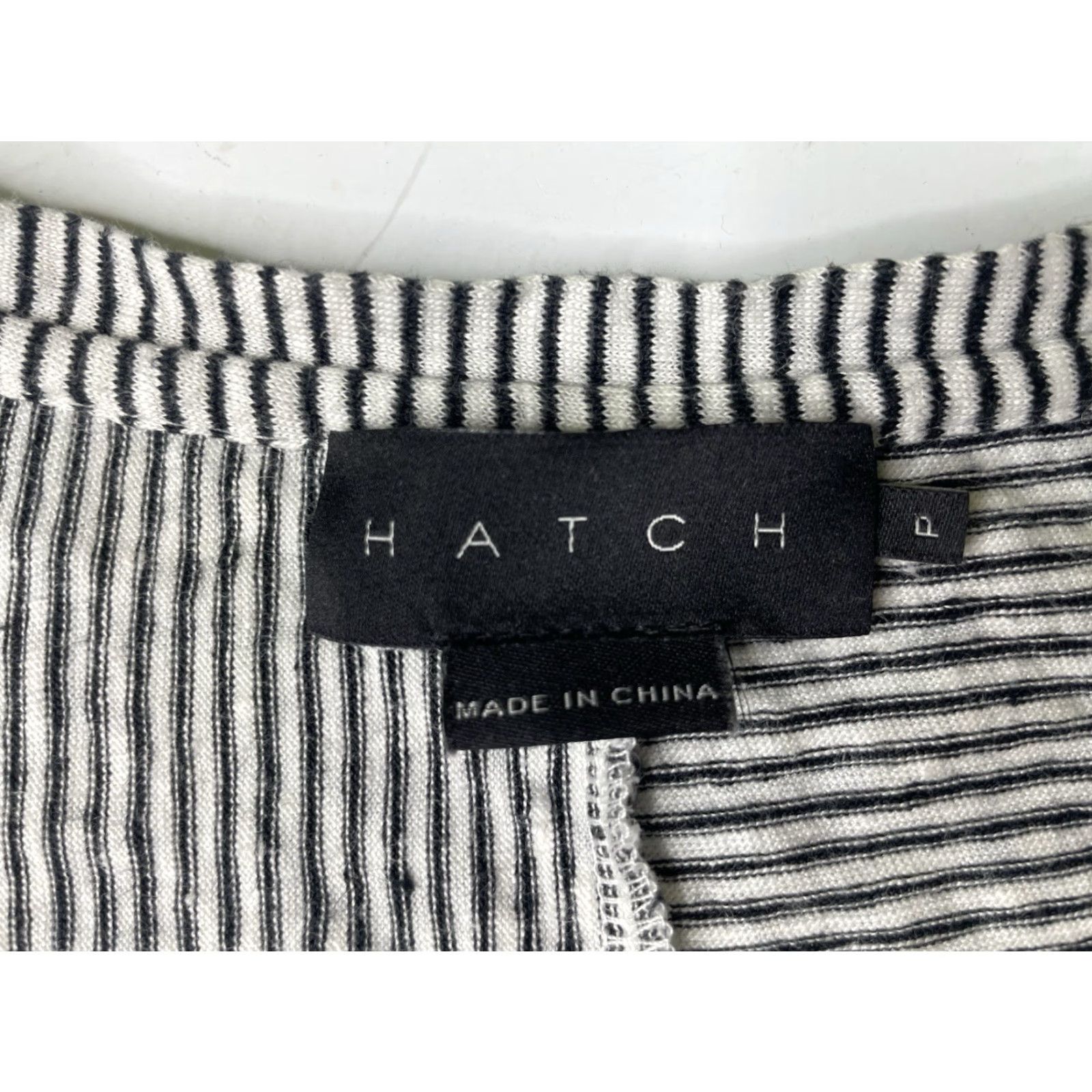 Vintage Hatch Mini Dress P Maternity Striped White Short Women Size Petite Size S / US 4 / IT 40 - 2 Thumbnail