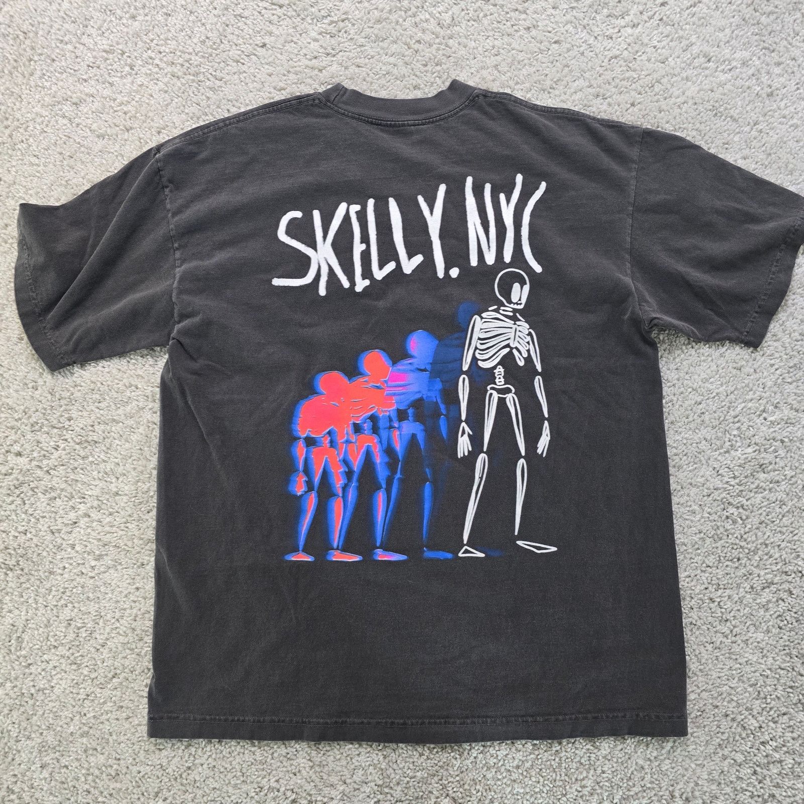 Other Skelly NYC New York USA Skating T shirt Boxy Fit LArge Grey Size US L / EU 52-54 / 3 - 1 Thumbnail