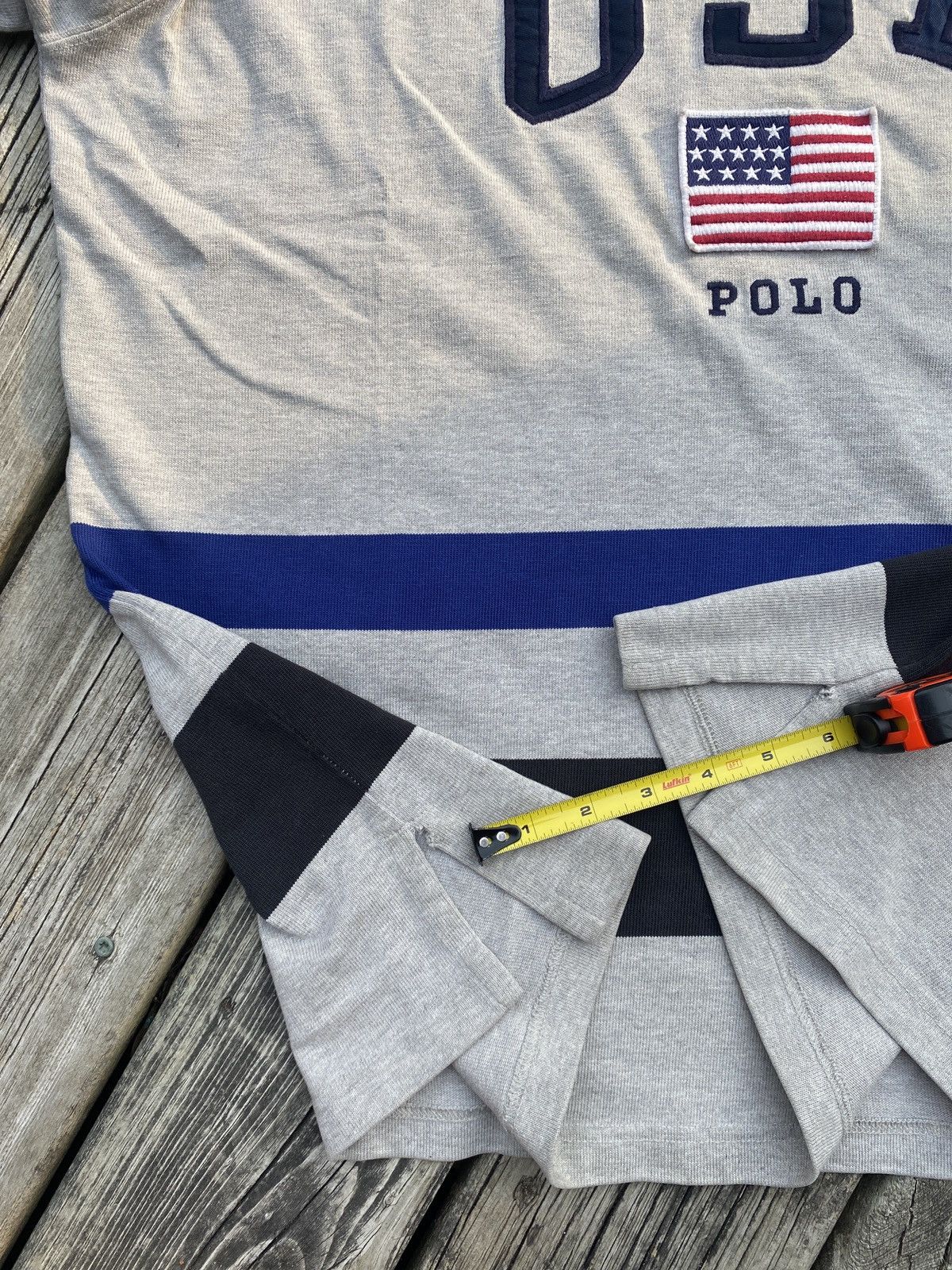 Polo Ralph Lauren × Vintage 90s Polo Sport Ralph Lauren long sleeve jersey shirt sz M Size US M / EU 48-50 / 2 - 4 Thumbnail