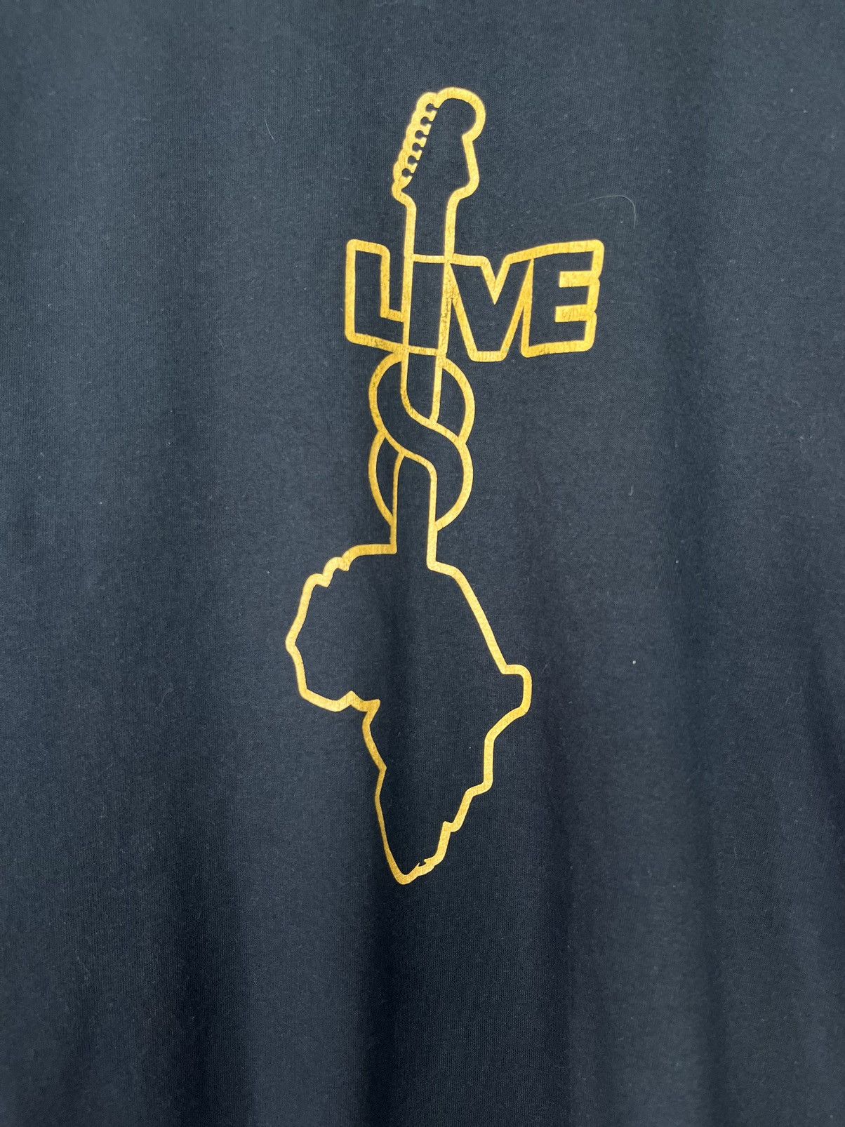 Band Tees × Vintage Live Aid Vintage Y2K Tour 2000s Tee Shirt Size US L / EU 52-54 / 3 - 5 Thumbnail