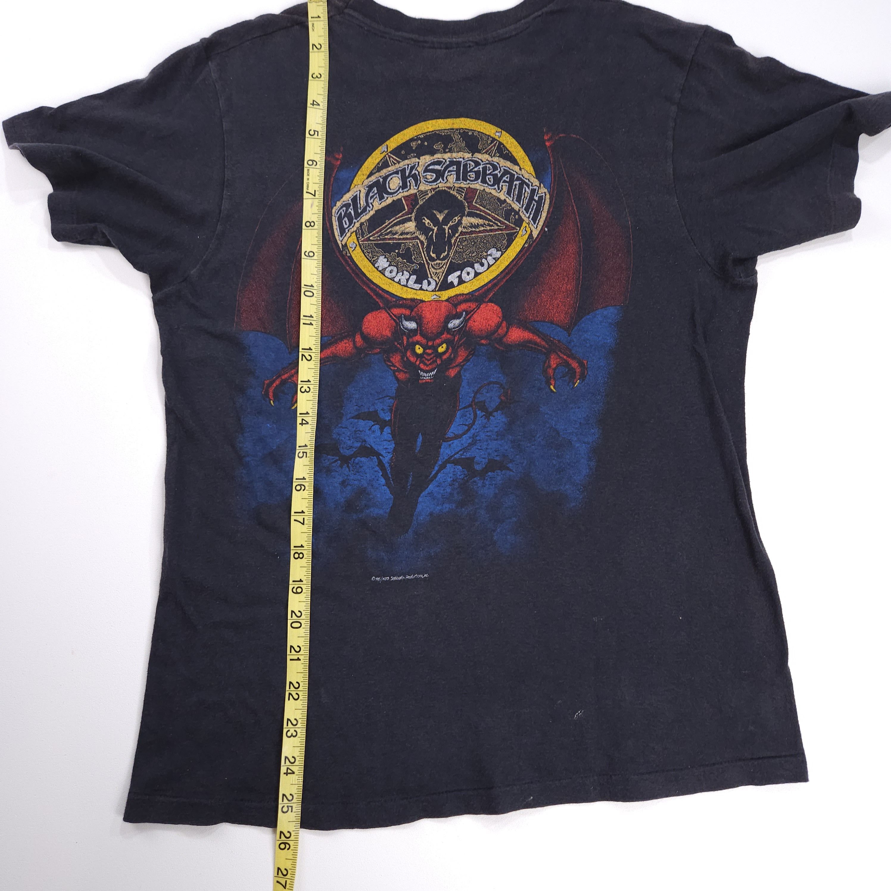 Ozzy Osbourne Black Sabbath Born Again Tour 1983 M Ozzy Vtg ORIGINAL Angel Size US L / EU 52-54 / 3 - 10 Thumbnail