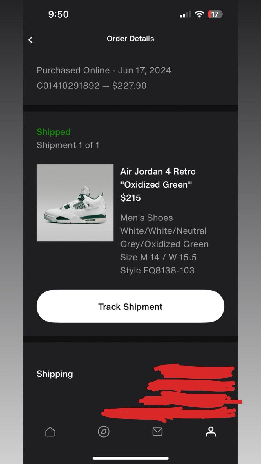 Jordan Brand Jordan 4 oxidized green Size US 14 / EU 47 - 9 Thumbnail