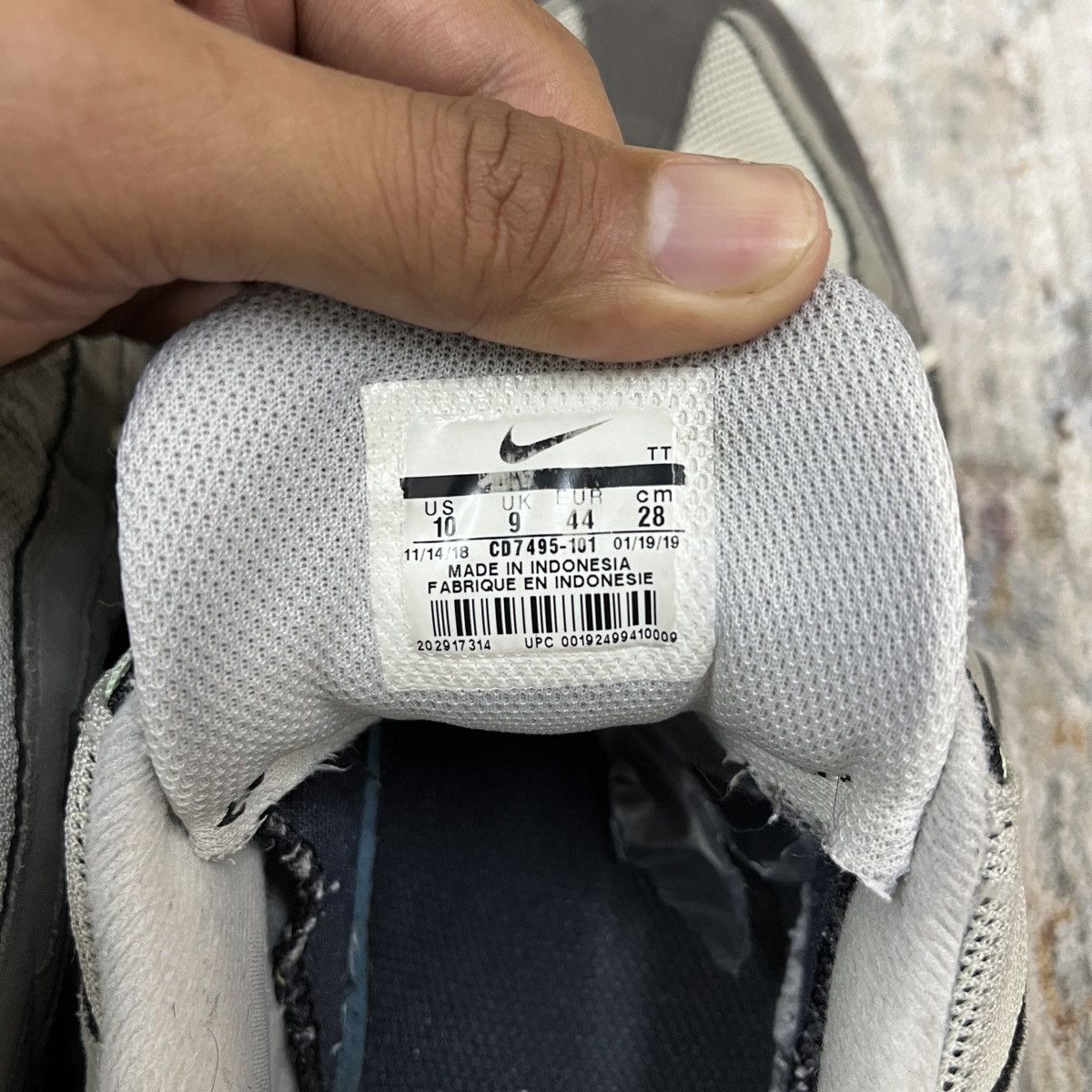 Nike Nike Air Max 95 Fresh Mint Gray 2019 Size US 10 / EU 43 - 9 Thumbnail
