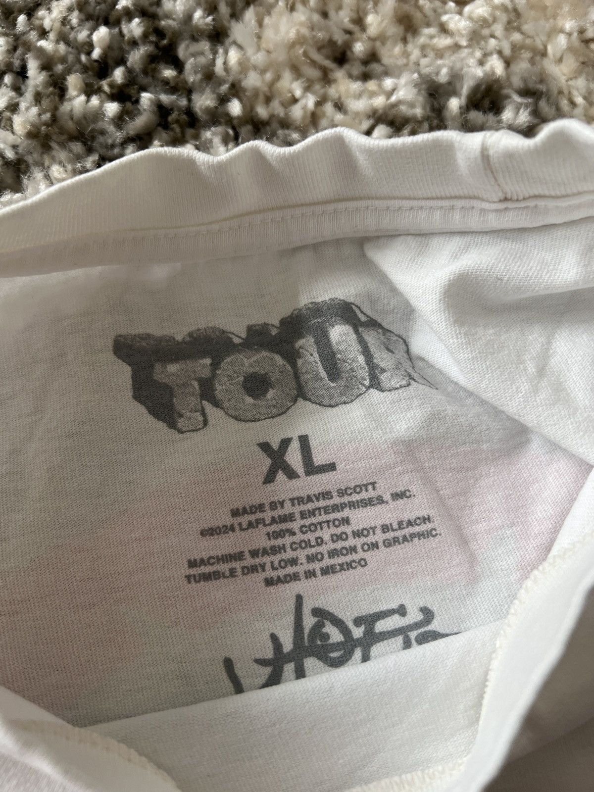 Travis Scott Travis Scott Utopia Tour T-Shirt Size XL Size US XL / EU 56 / 4 - 2 Thumbnail