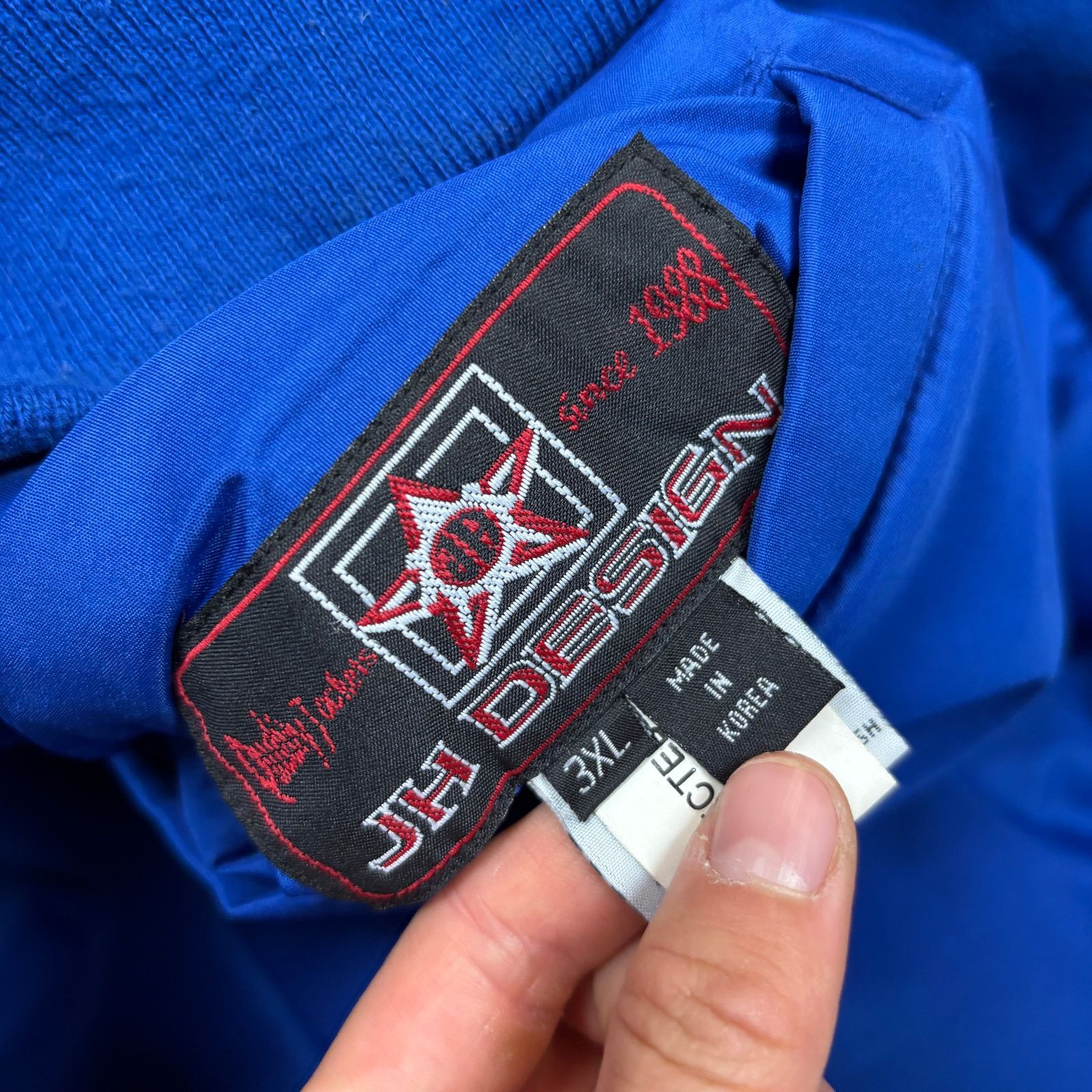 Jeff Hamilton × Vintage Vintage Jeff Hamilton MLB Patch Wool Reversible Jacket 3XL Size US XXL / EU 58 / 5 - 9 Thumbnail
