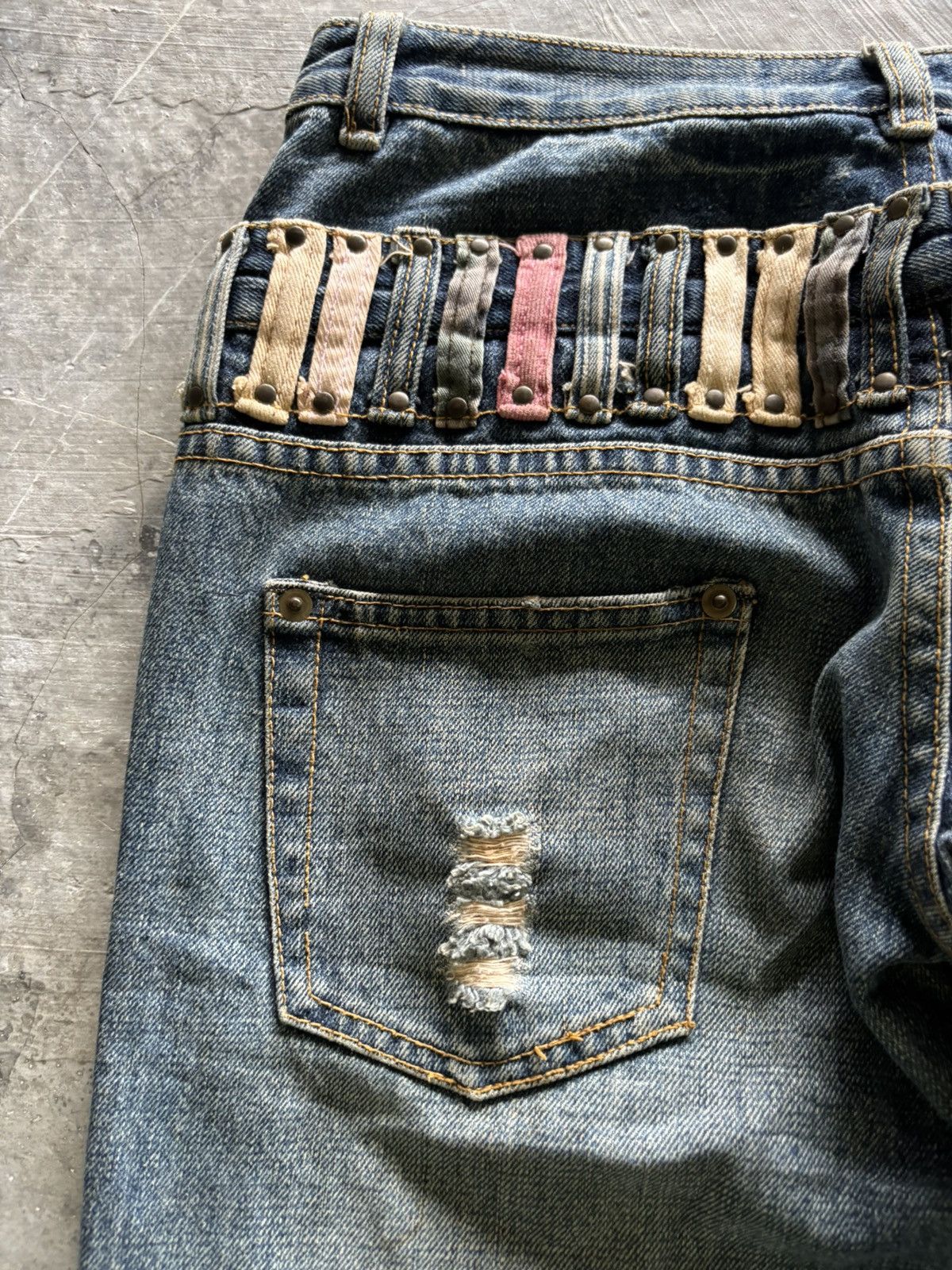PPFM y2k double waist japanese jeans mouth valley punk grunge Size US 30 / EU 46 - 14 Thumbnail