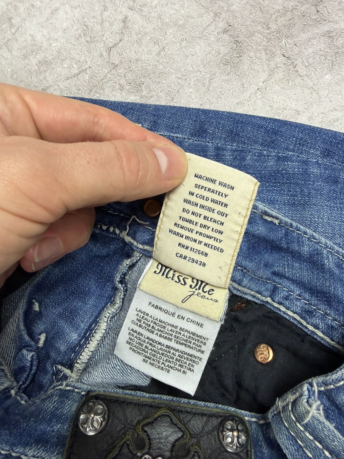 Miss Me Miss Me Skinny Jeans Y2k Japanese Size 28 Size 28" / US 6 / IT 42 - 10 Thumbnail