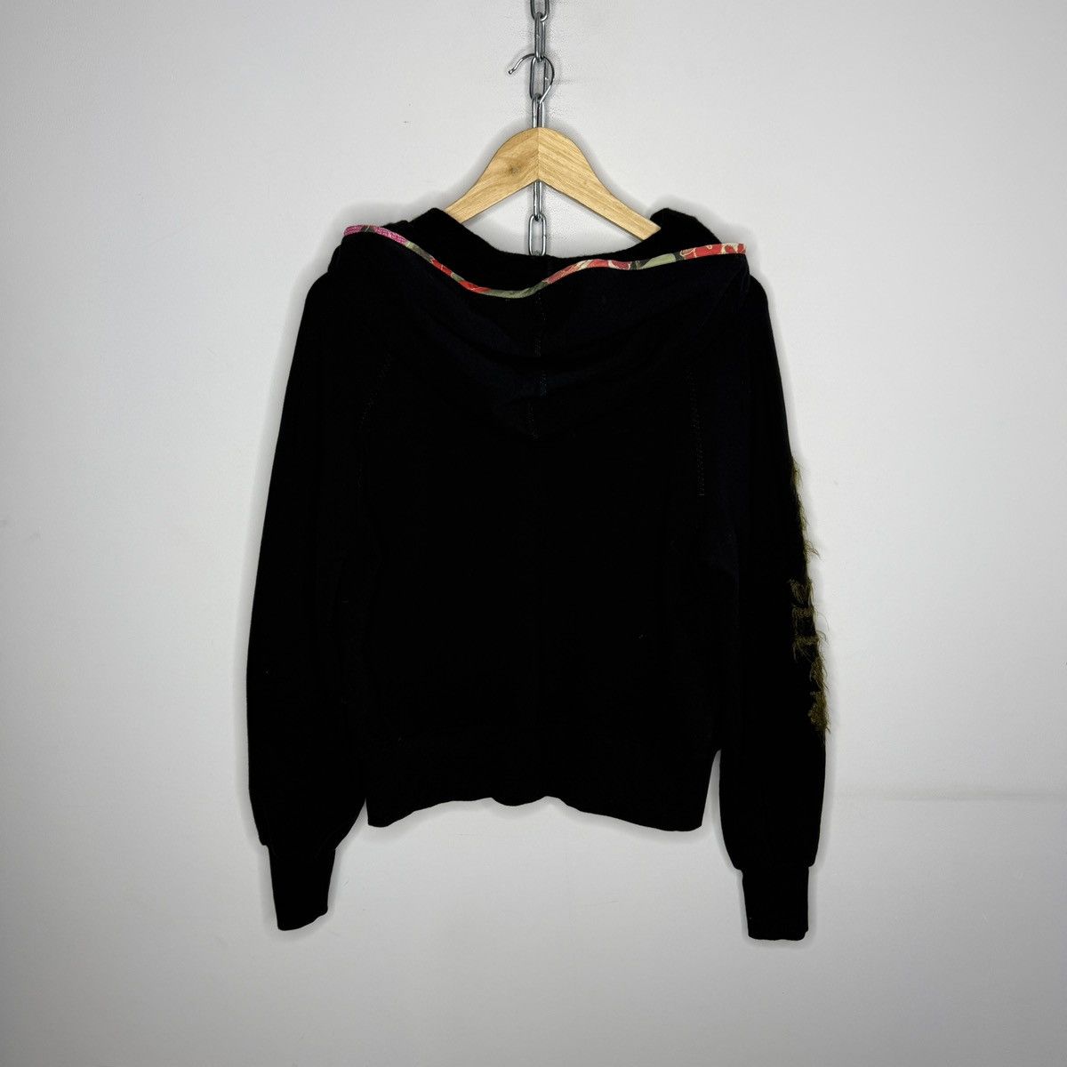 John Galliano John Galliano Hoodie Sweatshirt Boxy Y2K Fur Logo Retro Size M / US 6-8 / IT 42-44 - 8 Thumbnail