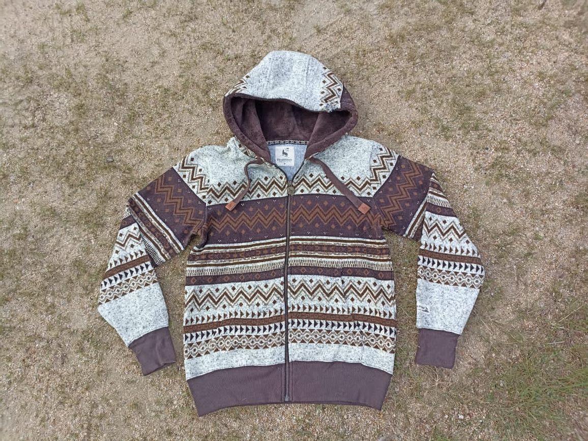 Japanese Brand × Vintage Hoodie zipper by healthknit Size US M / EU 48-50 / 2 - 3 Thumbnail