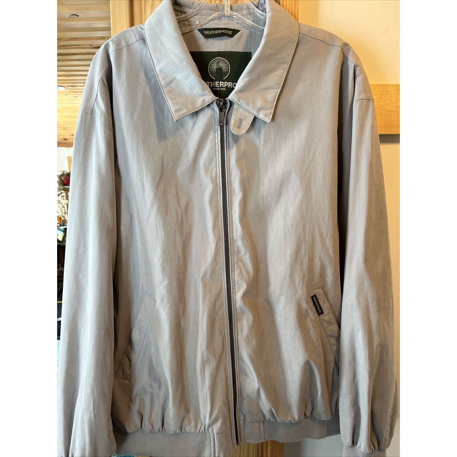 Weatherproof Weatherproof Men’s XL Gray Zip Cotton Polyester Nylon Jacket Size US XL / EU 56 / 4 - 8 Thumbnail