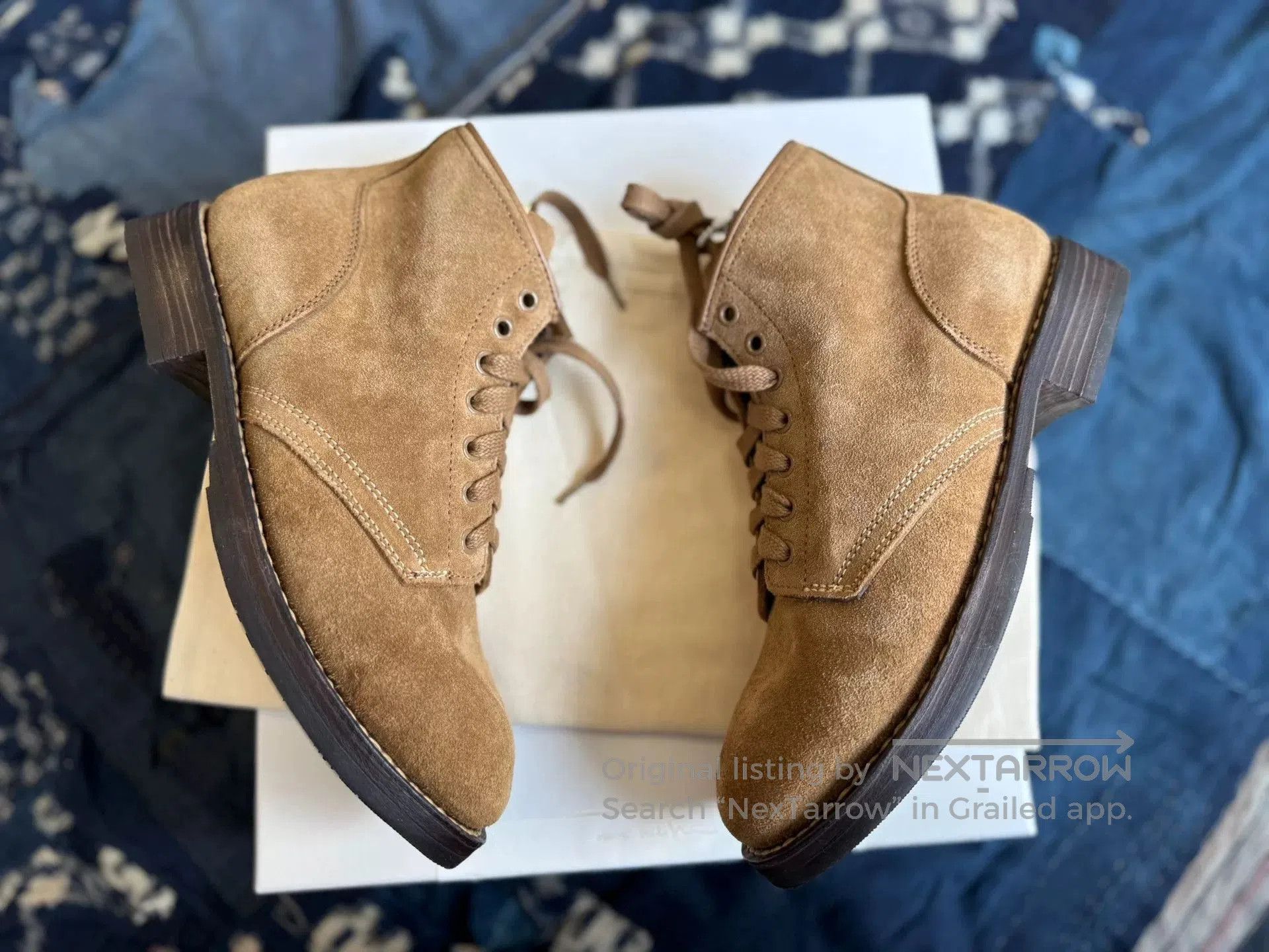 Visvim VISVIM Brigadier Boots-Folk in Beige. Size US 10 / EU 43 - 3 Thumbnail