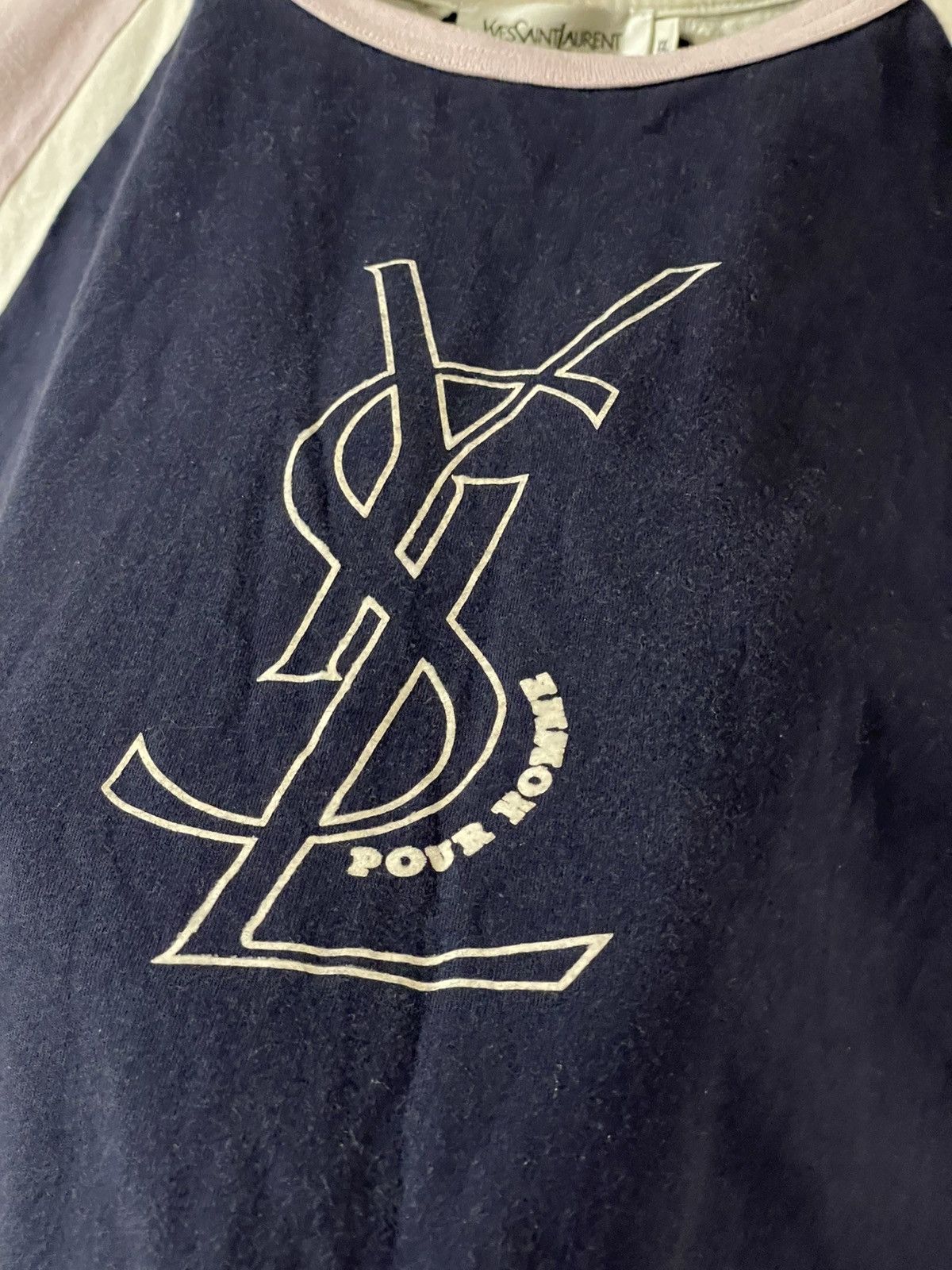 Other Vintage Yves Saint Laurent YSL Pour Homme T-Shirt Size US XL / EU 56 / 4 - 8 Thumbnail