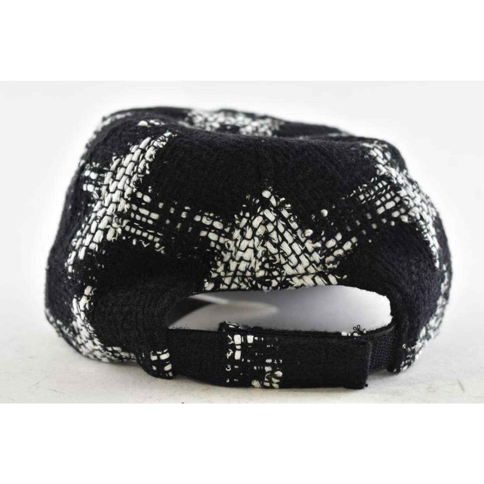 Chanel Chanel Tweed Check Baseball Cap Curved Peak Hat M Medium Size ONE SIZE - 6 Thumbnail
