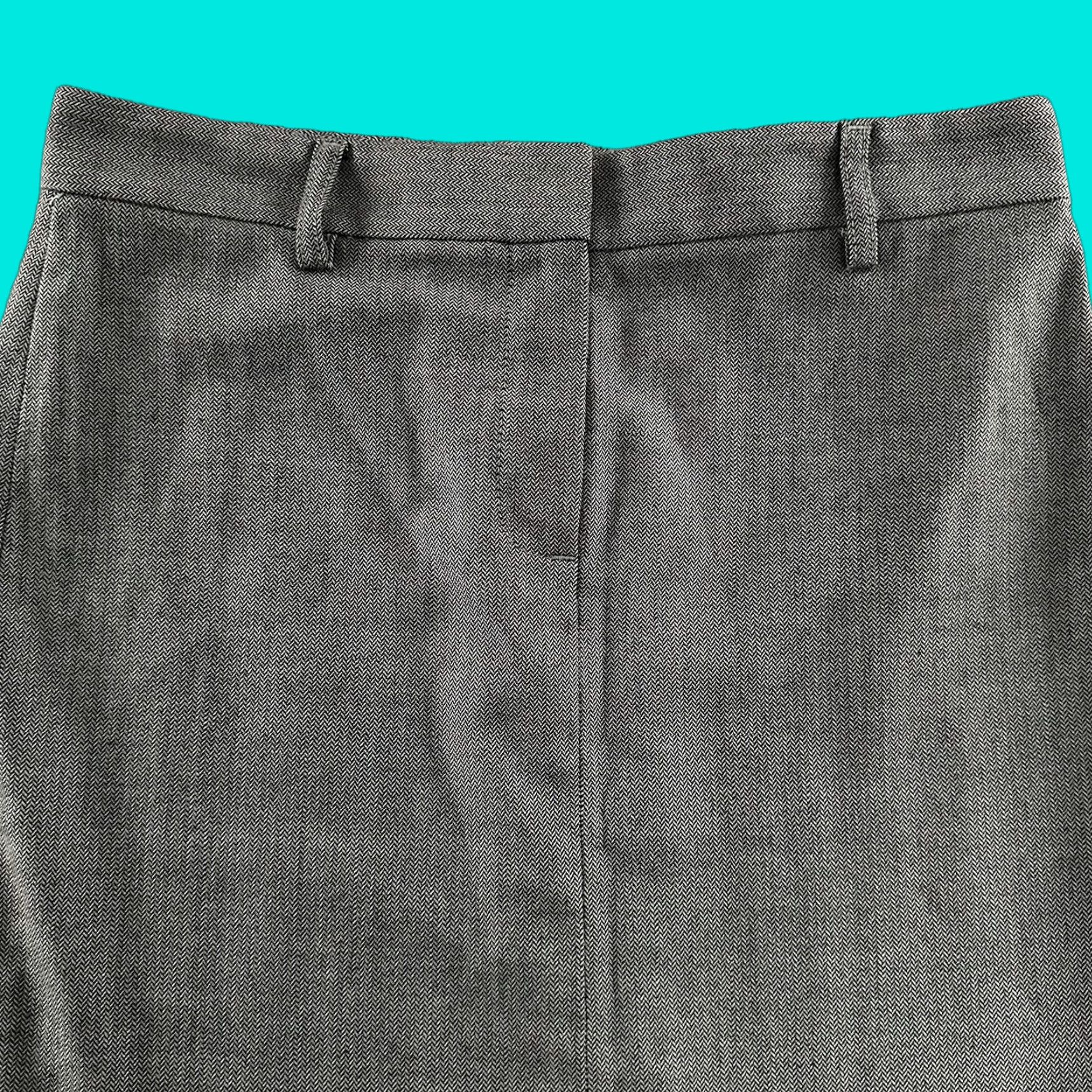 Theory Theory Skirt Women Gray 0 Wool Blend Knee Length Pencil Straight USA Made Size 25" / US 0 / IT 36 - 1 Thumbnail