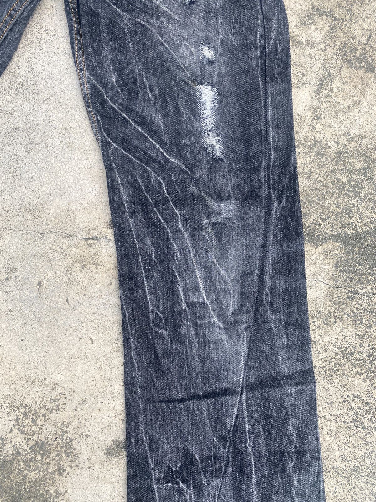 If Six Was Nine × Japanese Brand Flare Jeans Antful Distressed Clawmark Splash Size US 30 / EU 46 - 6 Thumbnail