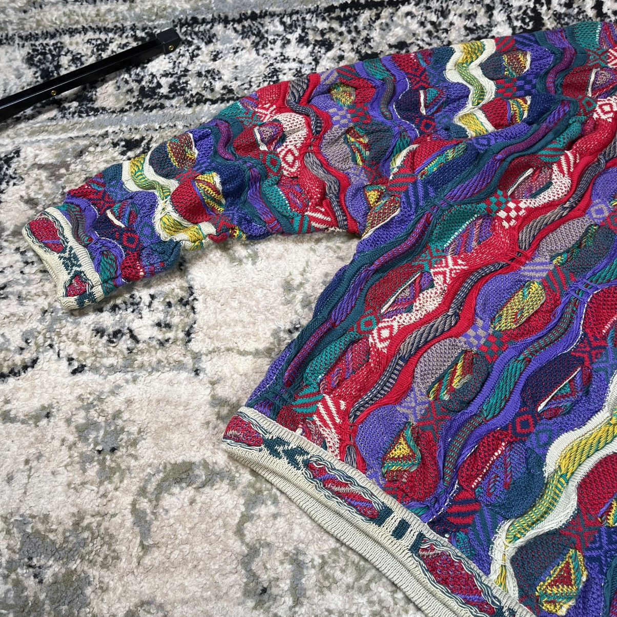 Coogi Vintage COOGI Australia 3D Knit Y2K Streetwear Multi Sweater Size US M / EU 48-50 / 2 - 7 Thumbnail