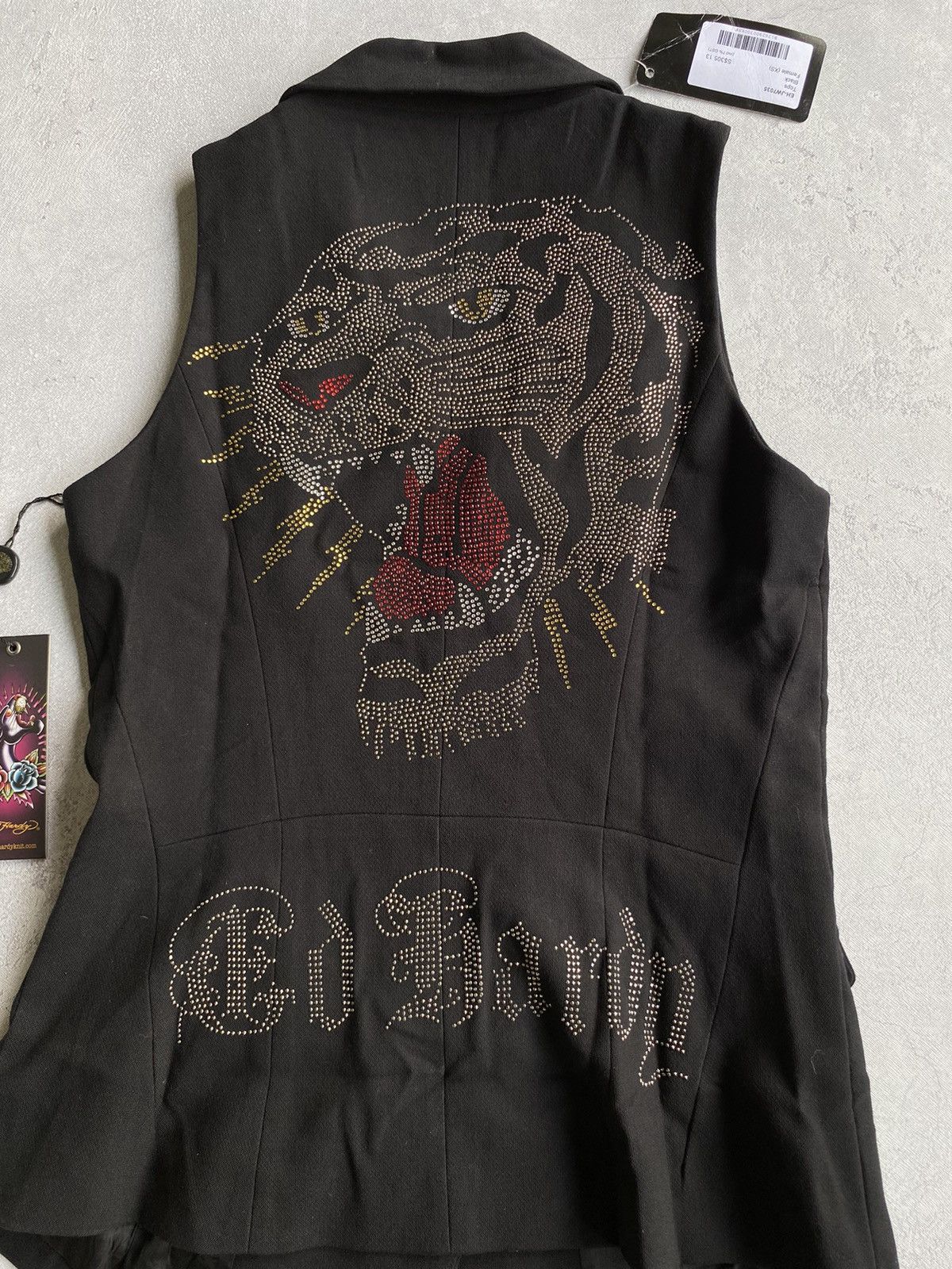 Ed Hardy Ed Hardy Bejeweled Vest Size XS Size XS / US 0-2 / IT 36-38 - 3 Thumbnail