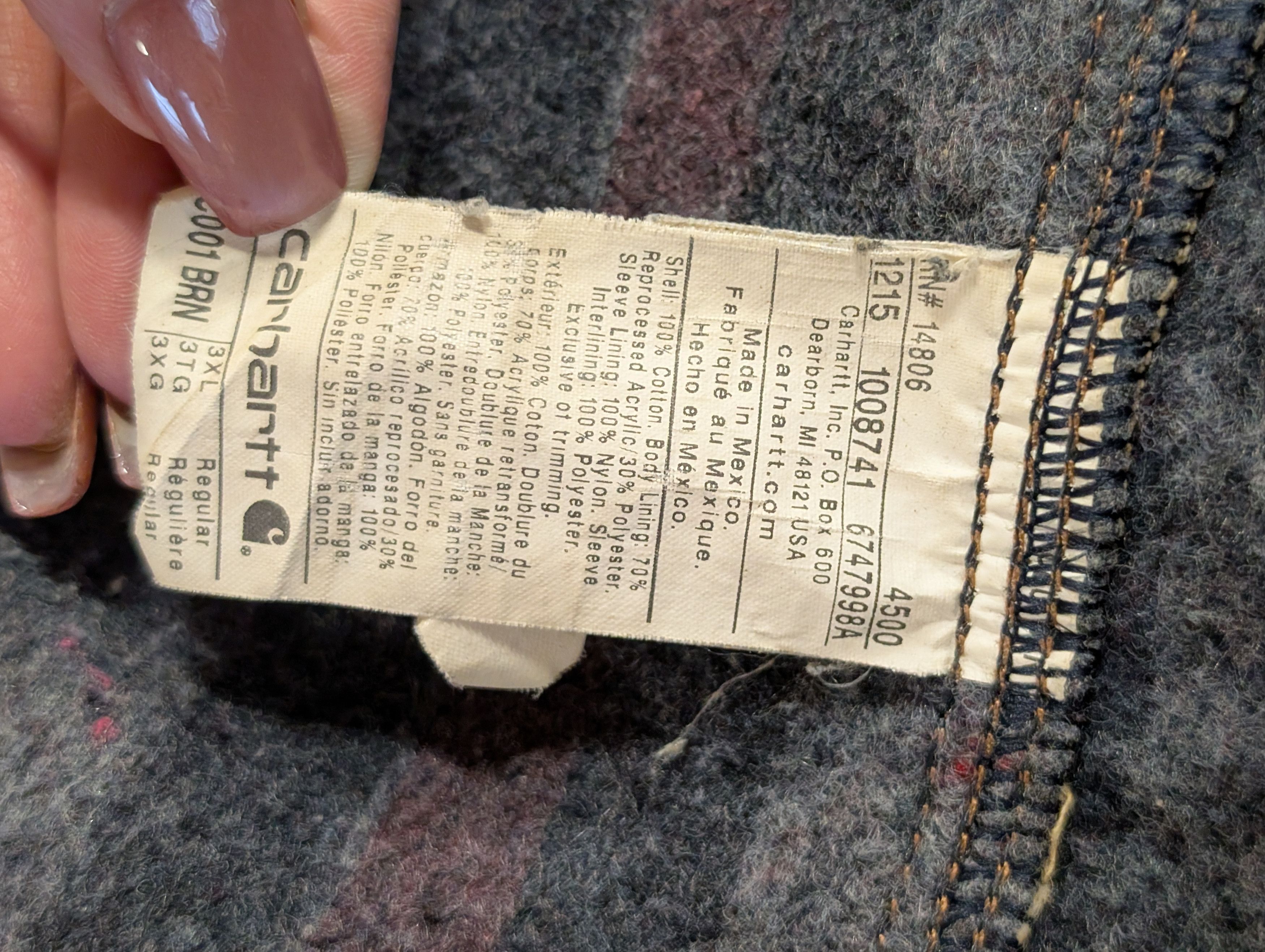 Carhartt Vintage Distressed 1980's Carhartt Chore Coat 3XL Size US XXL / EU 58 / 5 - 5 Thumbnail