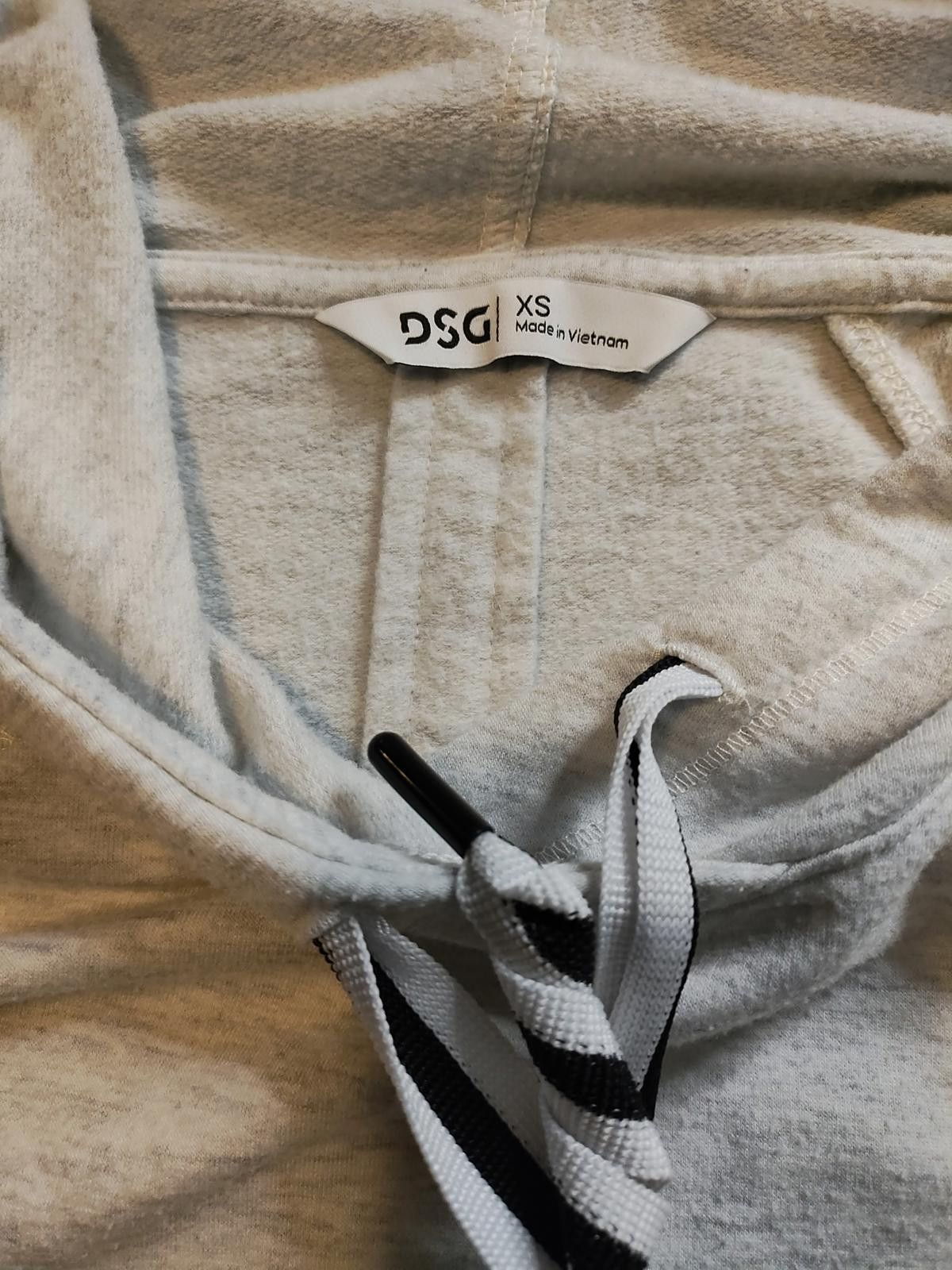 Other DSG Light Gray XSmall Hoodie with Drawstring Hood Size XS / US 0-2 / IT 36-38 - 6 Thumbnail