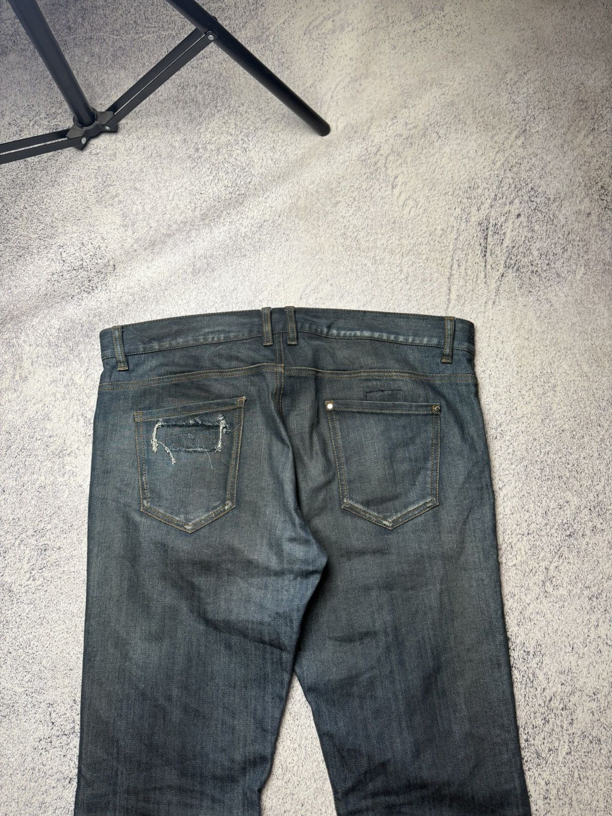 Les Hommes Les Hommes Avant Garde Jeans Y2K leather Size US 36 / EU 52 - 16 Thumbnail