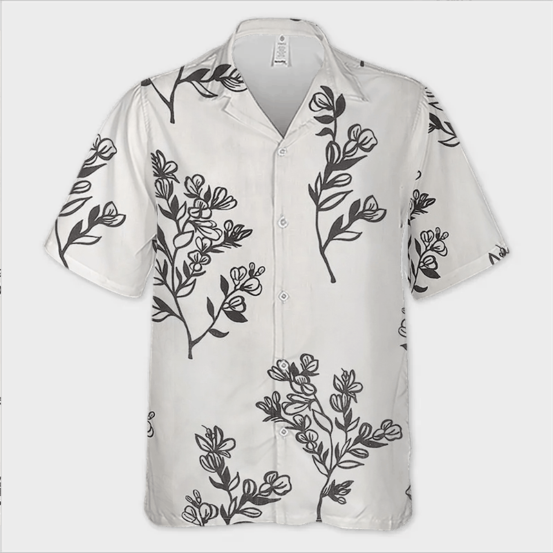 Designer × Vintage Jean Floral Bowling Shirt | Vintage Floral Street Style Size US L / EU 52-54 / 3 - 5 Thumbnail