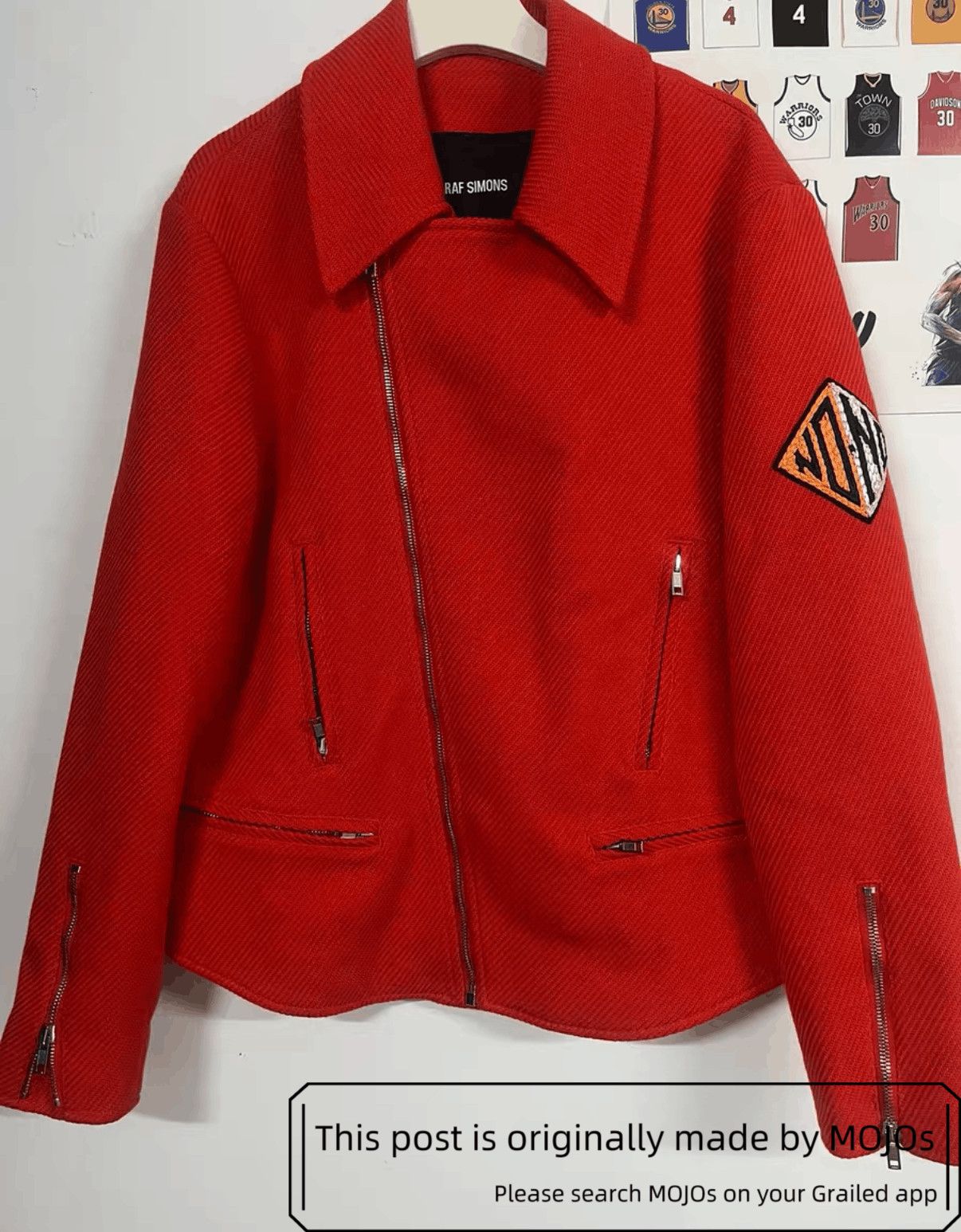 Raf Simons Sz 46 Raf Simons Multi Zip Wool Jacket mojos211111 Size US S / EU 44-46 / 1 - 1 Thumbnail