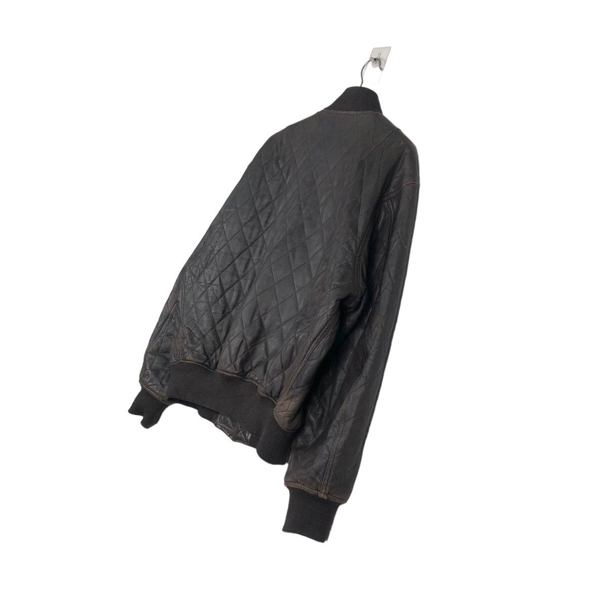 Japanese Brand 🔥Vintage Fly Leather Jacket Riot Military Bigi Japan Size US L / EU 52-54 / 3 - 9 Thumbnail