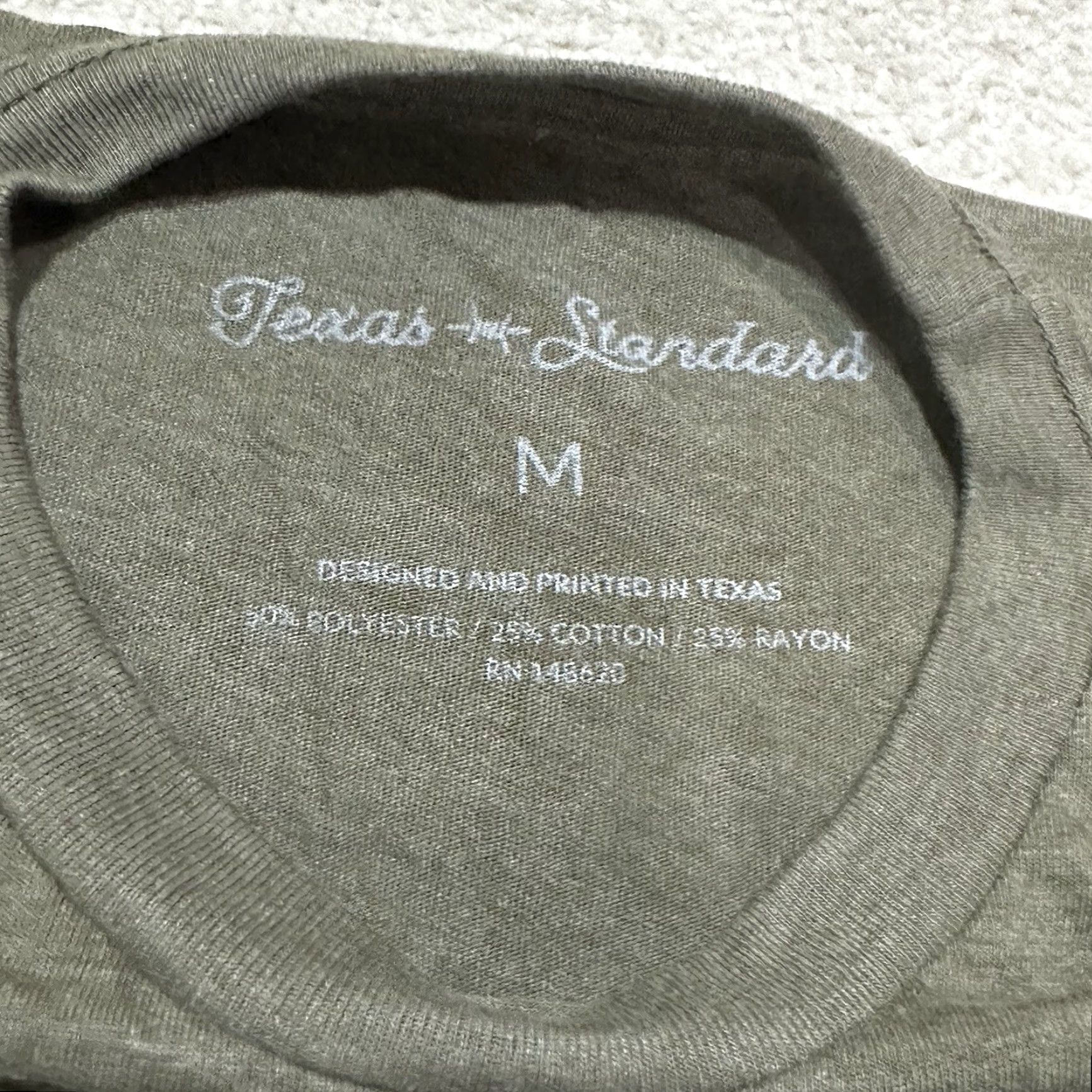 Doublet Texas Standard T Shirt Mens Medium Green Double Sided Rodeo Oil Riggs Size US M / EU 48-50 / 2 - 6 Thumbnail