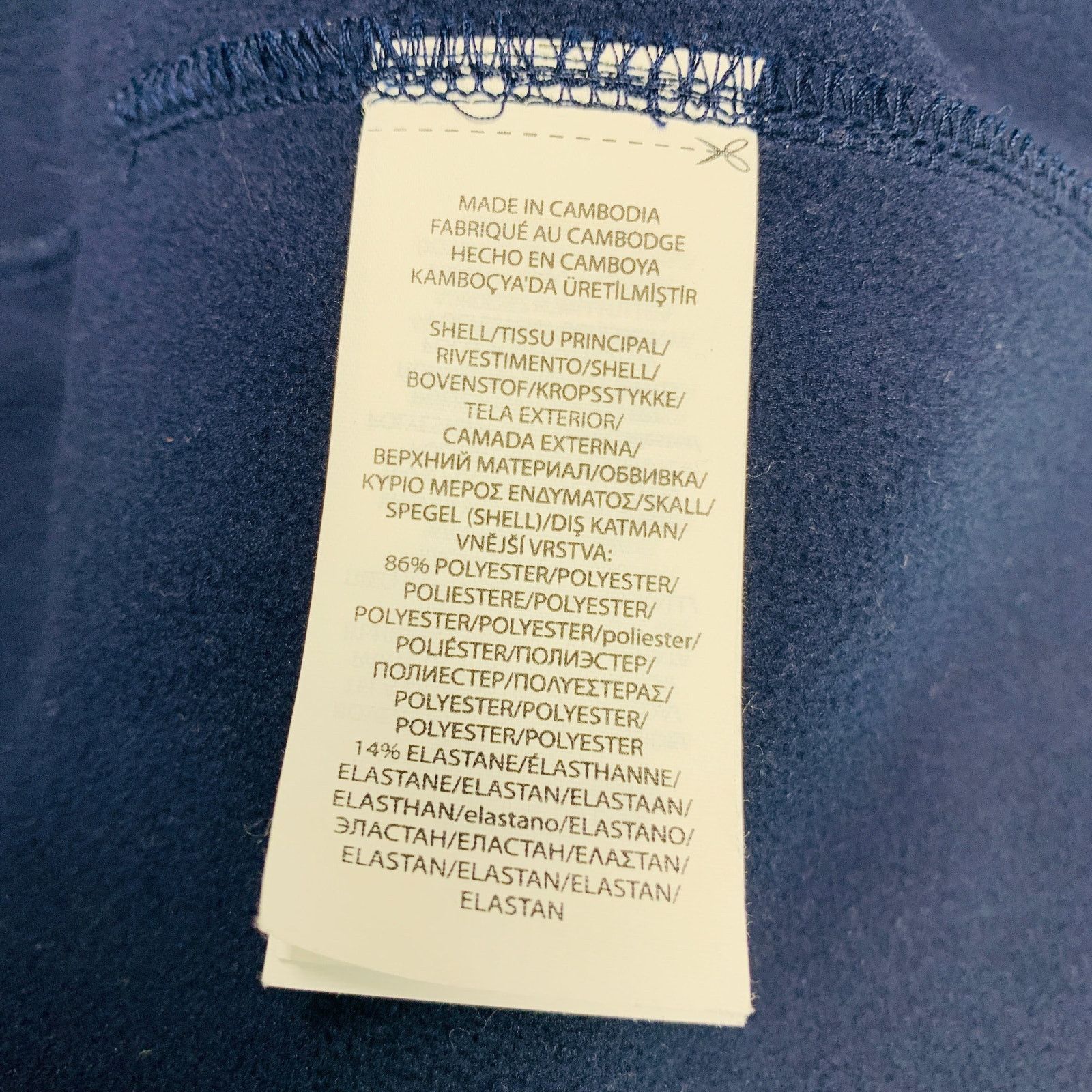 Ralph Lauren Size XL Navy Blue Camo Polyester Elastane Jacket Size US XL / EU 56 / 4 - 7 Thumbnail