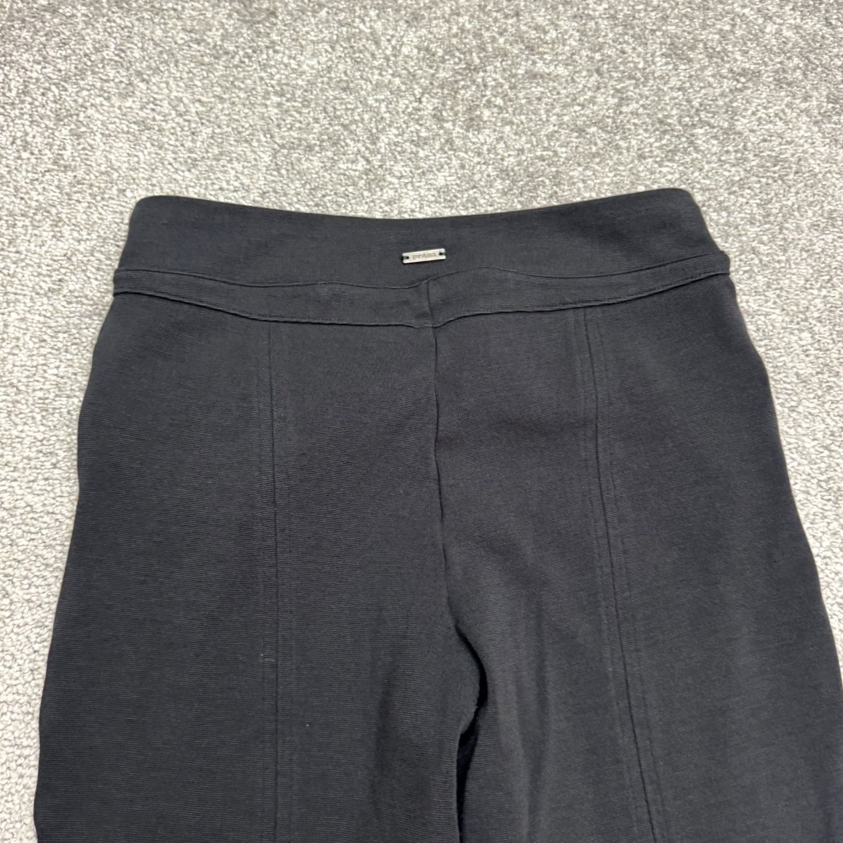 Prana Prana Monte Baldo Leggings Pants Womens Medium Black Stretch Pockets Slim Fit Active Sports Athleisure Modern Drawstring? Size 32" / US 10 / IT 46 - 3 Thumbnail