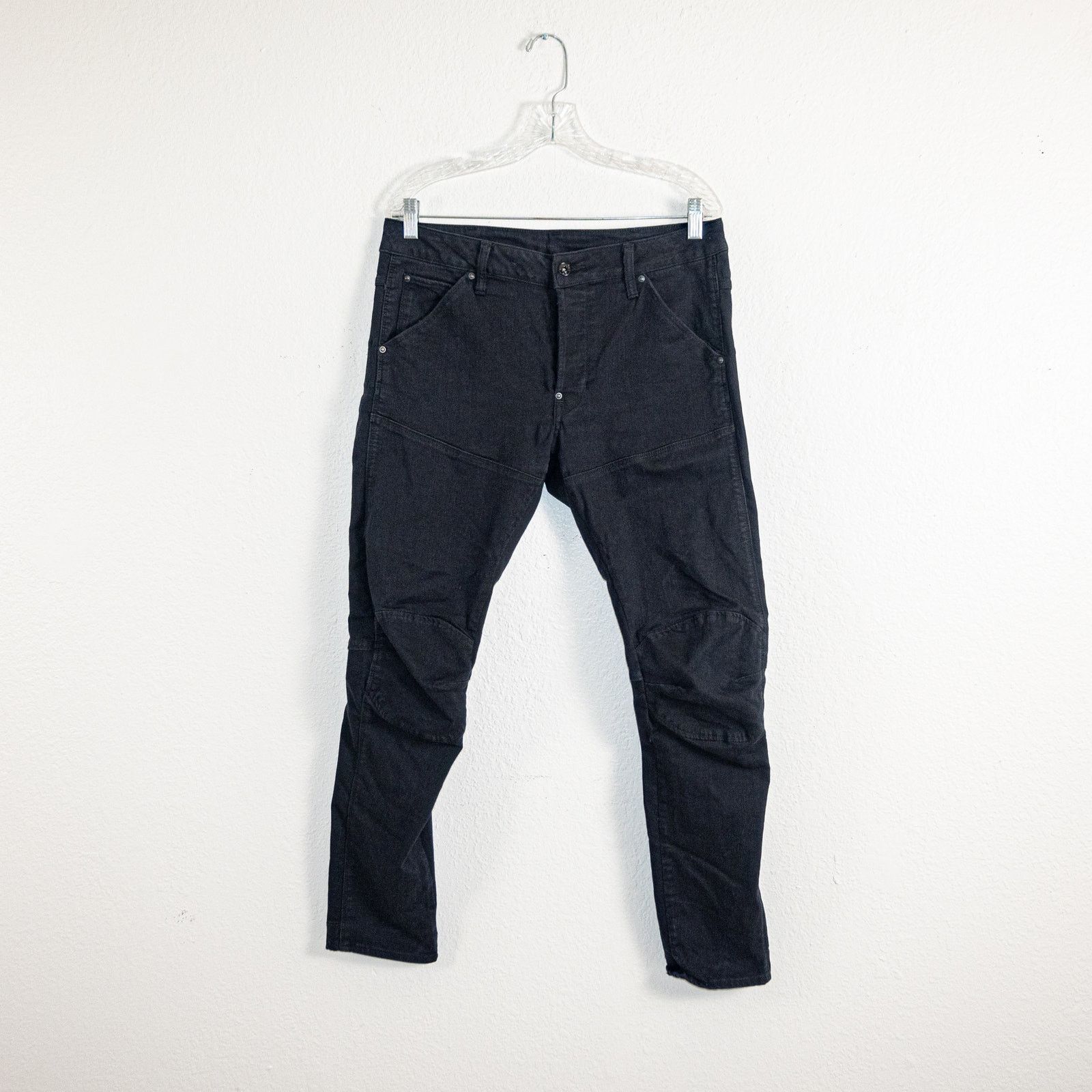 G-Star G-Star RAW 5620 3D Slim Denim Jeans in Black size 33 Size US 33 - 1 Thumbnail