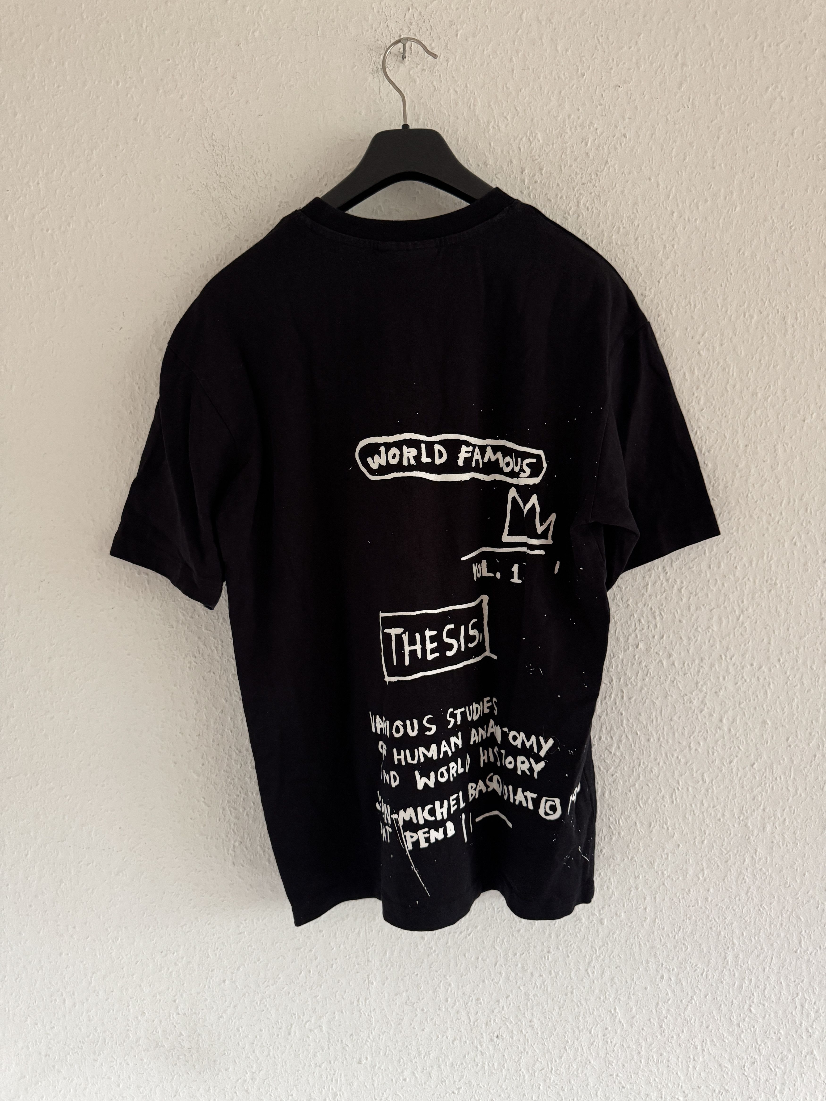 H&M × Jean-Michel Basquiat × Who Decides War Relaxed Graphic Print T-Shirt Size US S / EU 44-46 / 1 - 3 Thumbnail