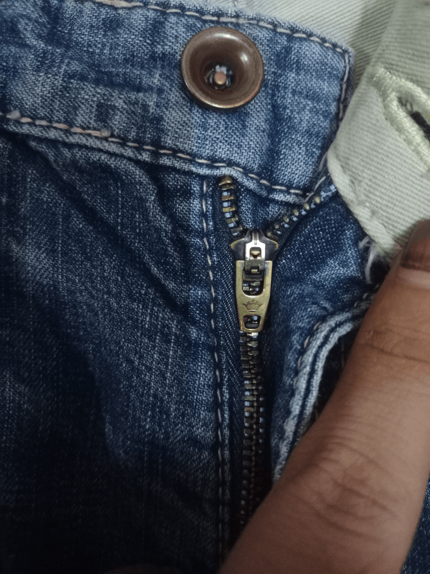 Japanese Brand Vintage Japanese Brand Union Made Distressed Loose Jeans Size US 31 - 3 Thumbnail