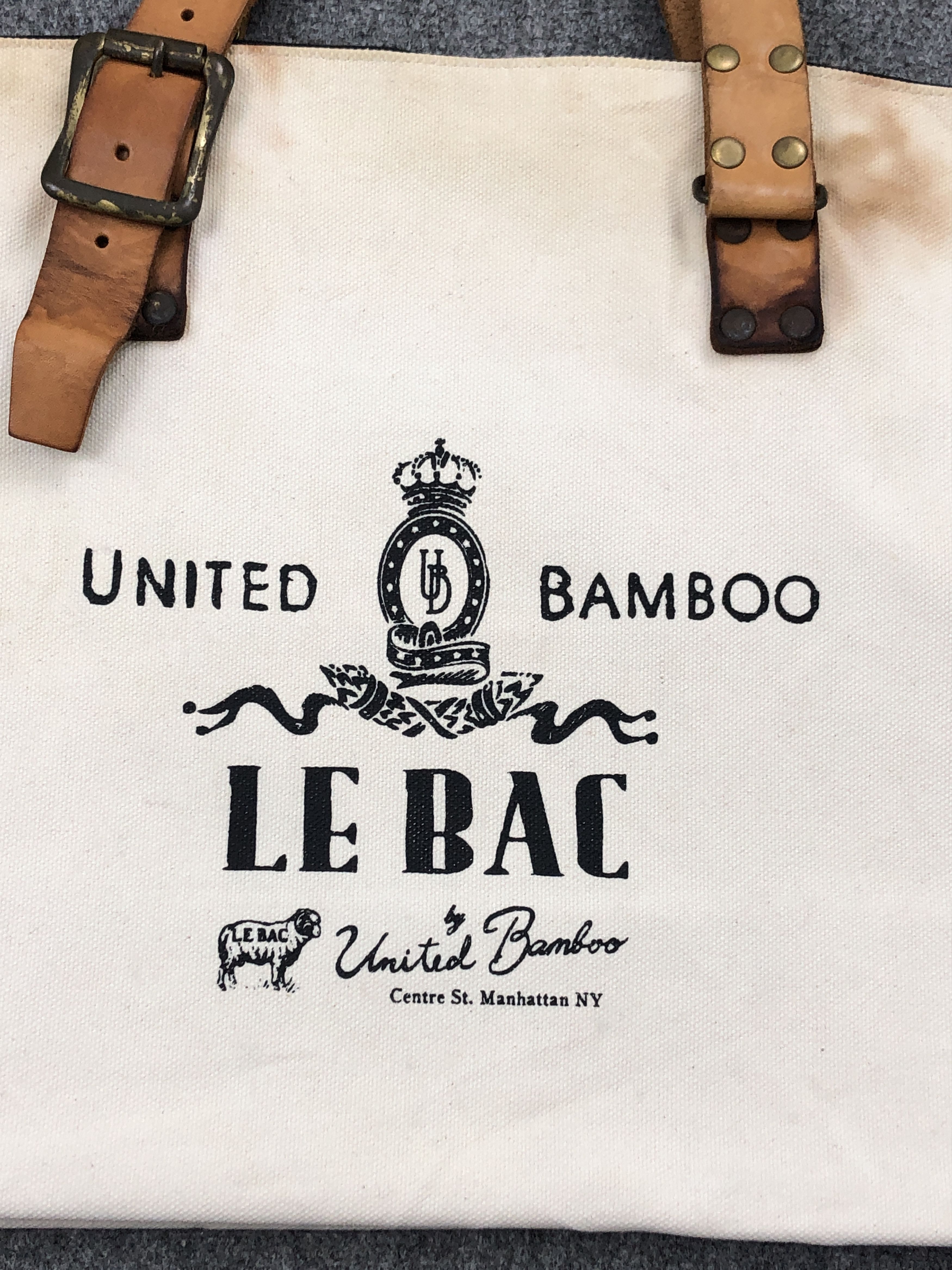 United Bamboo Vintage 80s United Bamboo Le Bac Shoulder Bag BG0158 Size ONE SIZE - 5 Thumbnail