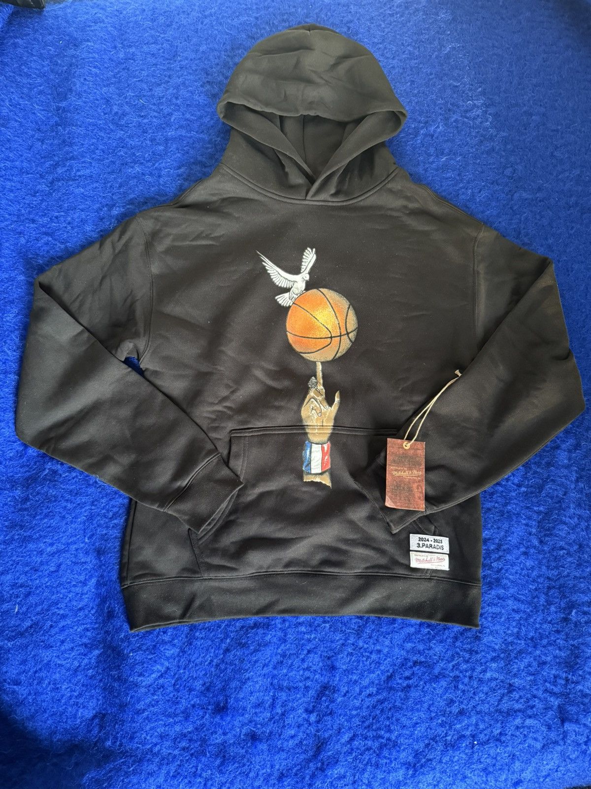 3.PARADIS 3.Paradis x Mitchell & Ness Basketball Hoodie Black Size S Size US S / EU 44-46 / 1 - 1 Thumbnail