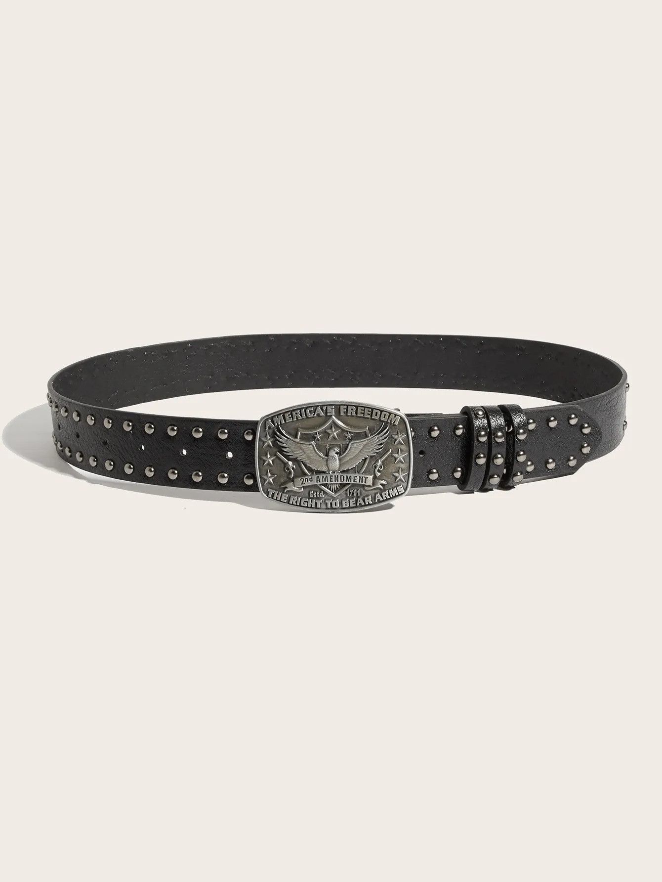 Vintage Urban Spike Detail Waist Belt Size ONE SIZE - 3 Thumbnail