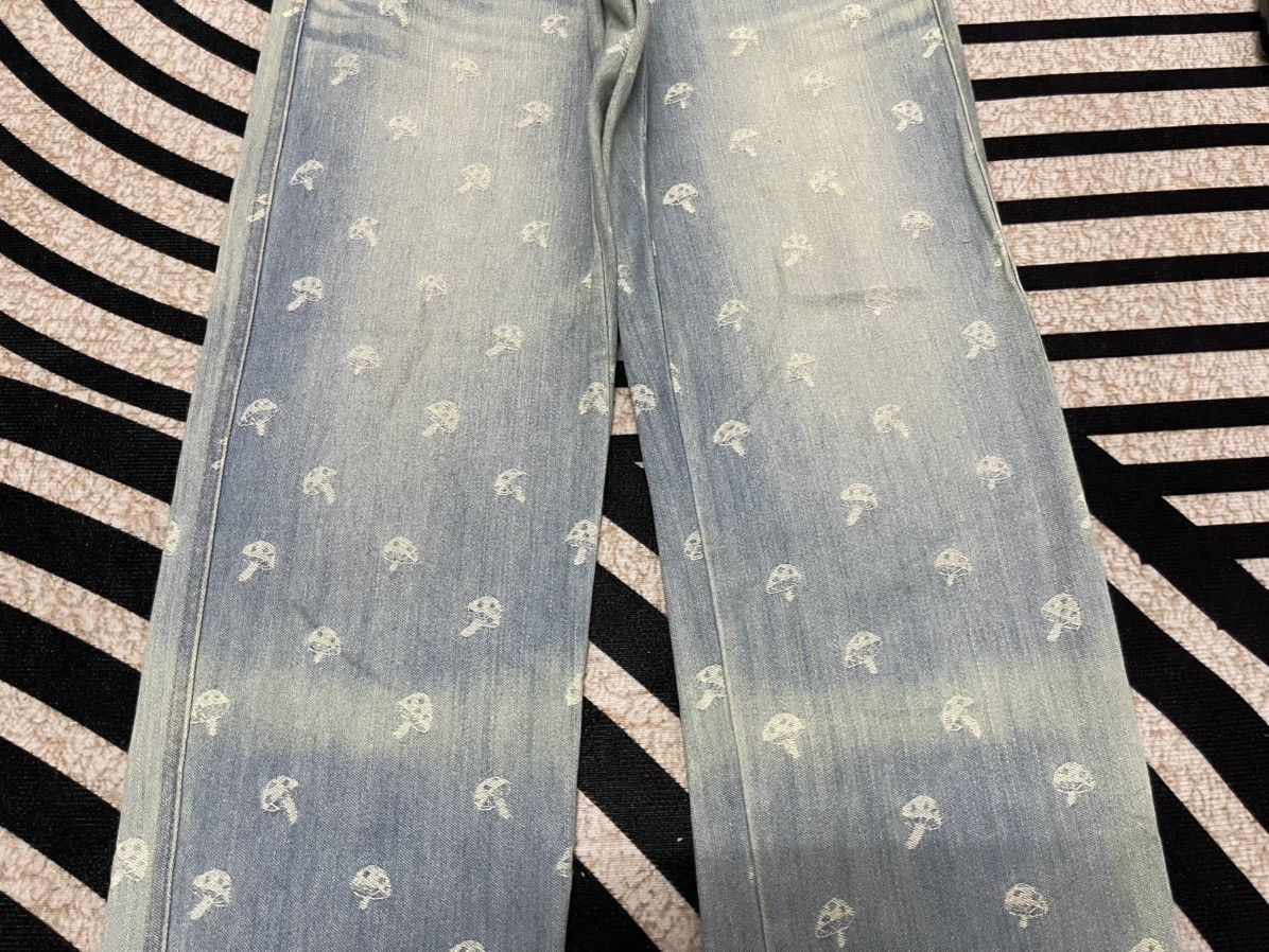 Issey Miyake 2000s ISSEY MIYAKE FULLPRINT MUSHROOM JEANS RARE Size US 30 / EU 46 - 5 Thumbnail