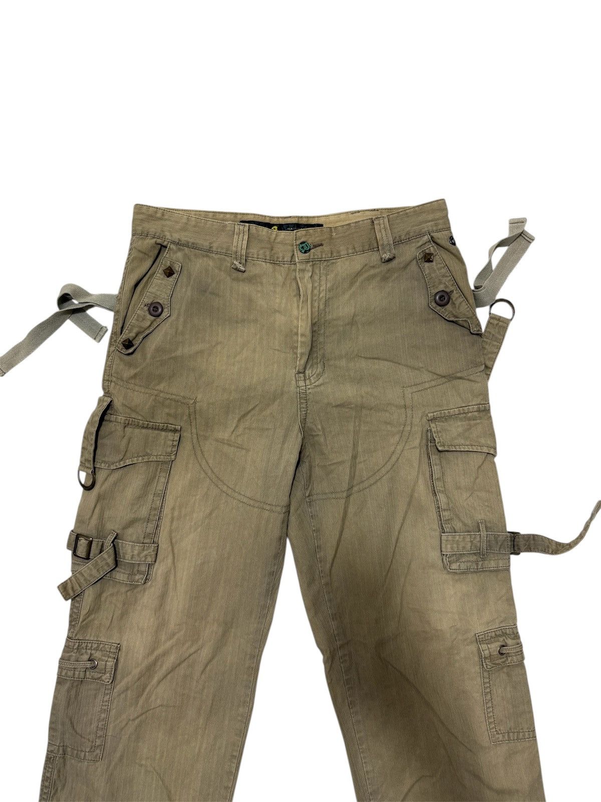 Japanese Brand Multi pocket cargo pants Size US 35 - 3 Thumbnail