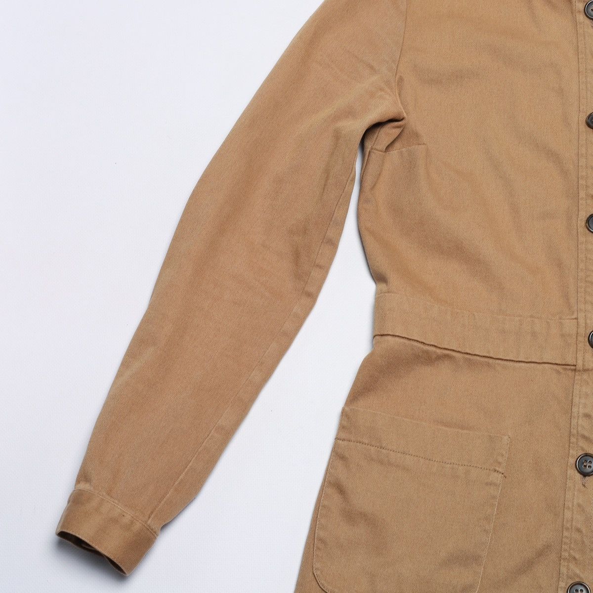 A.P.C. APC Cotton Beige Mid Dress Buttons a.p.c. Size XS / US 0-2 / IT 36-38 - 7 Thumbnail