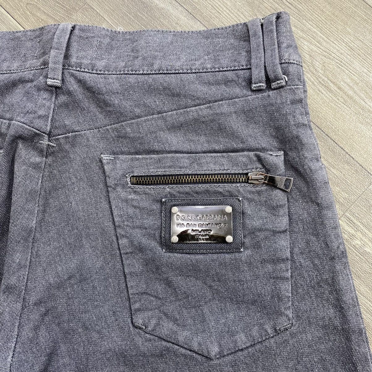 Dolce & Gabbana Vintage Dolce & Gabbana Corduroy Grey Straight Pants Luxury Size US 33 - 5 Thumbnail
