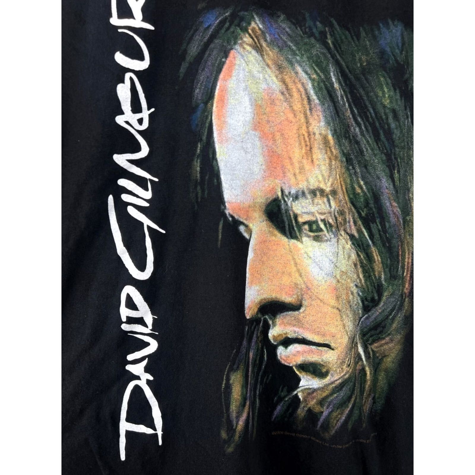 Vintage VINTAGE David Gilmour T-Shirt Band Black Adult Large Nike? Size US L / EU 52-54 / 3 - 4 Thumbnail