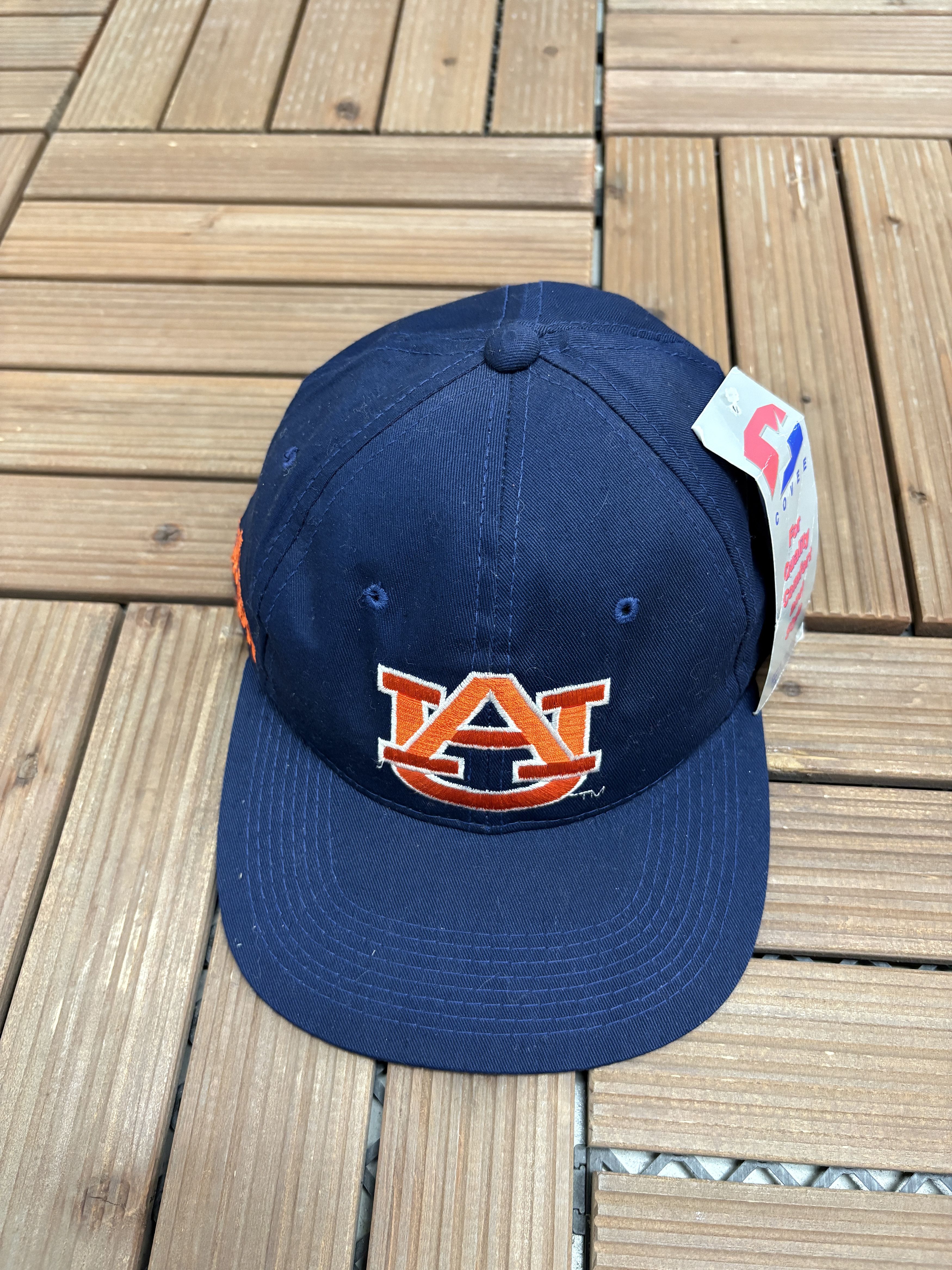Vintage Auburn Tigers Vintage Blue Snap Back Hat Cap Size ONE SIZE - 1 Thumbnail