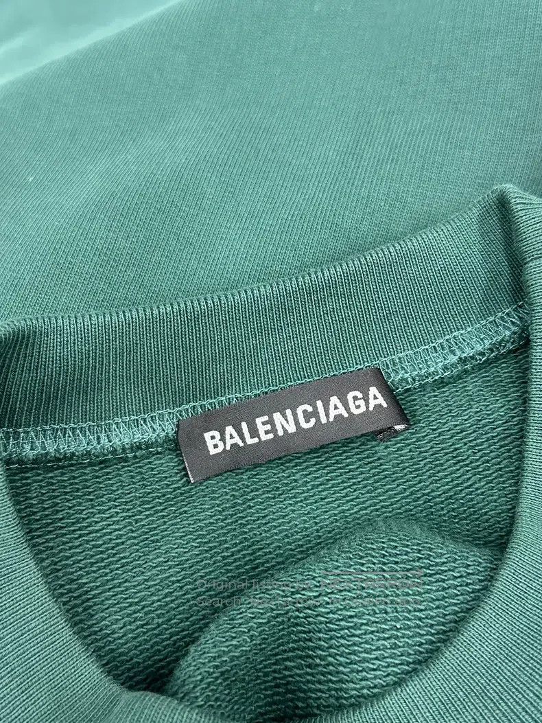 Balenciaga Balenciaga Green logo letter round neck sweater long sleev Size US S / EU 44-46 / 1 - 4 Thumbnail