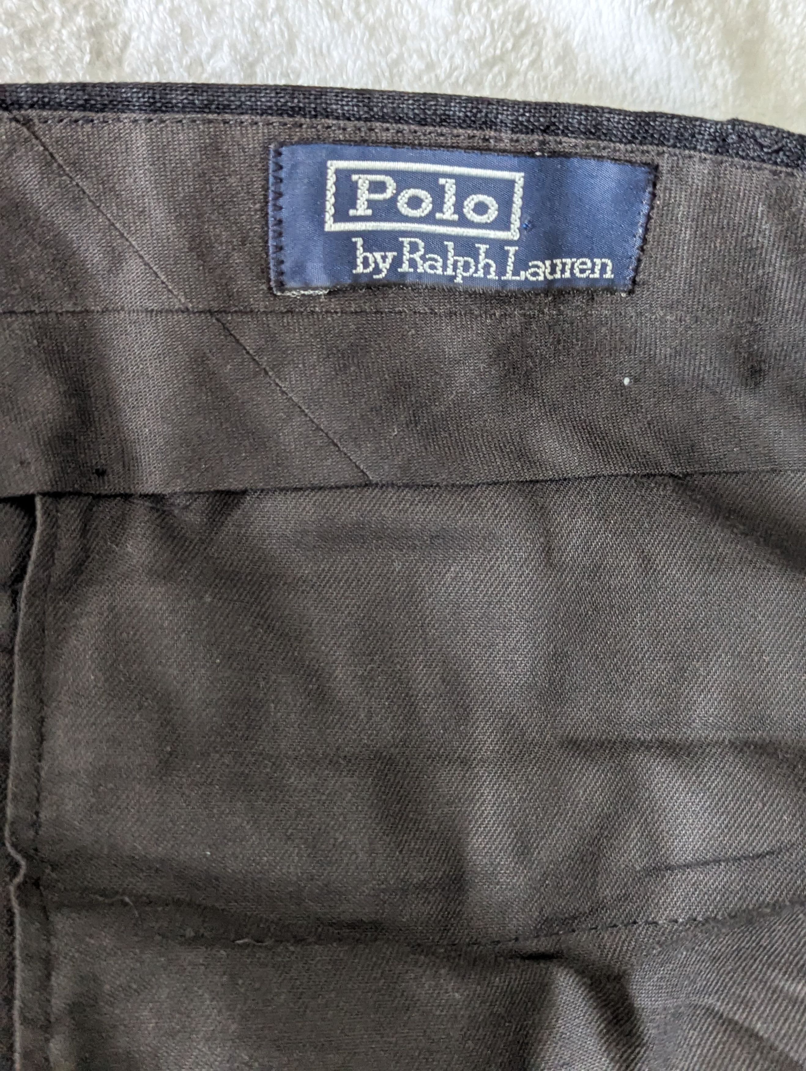 Polo Ralph Lauren Vintage Black Linen Pant Size US 36 / EU 52 - 6 Thumbnail